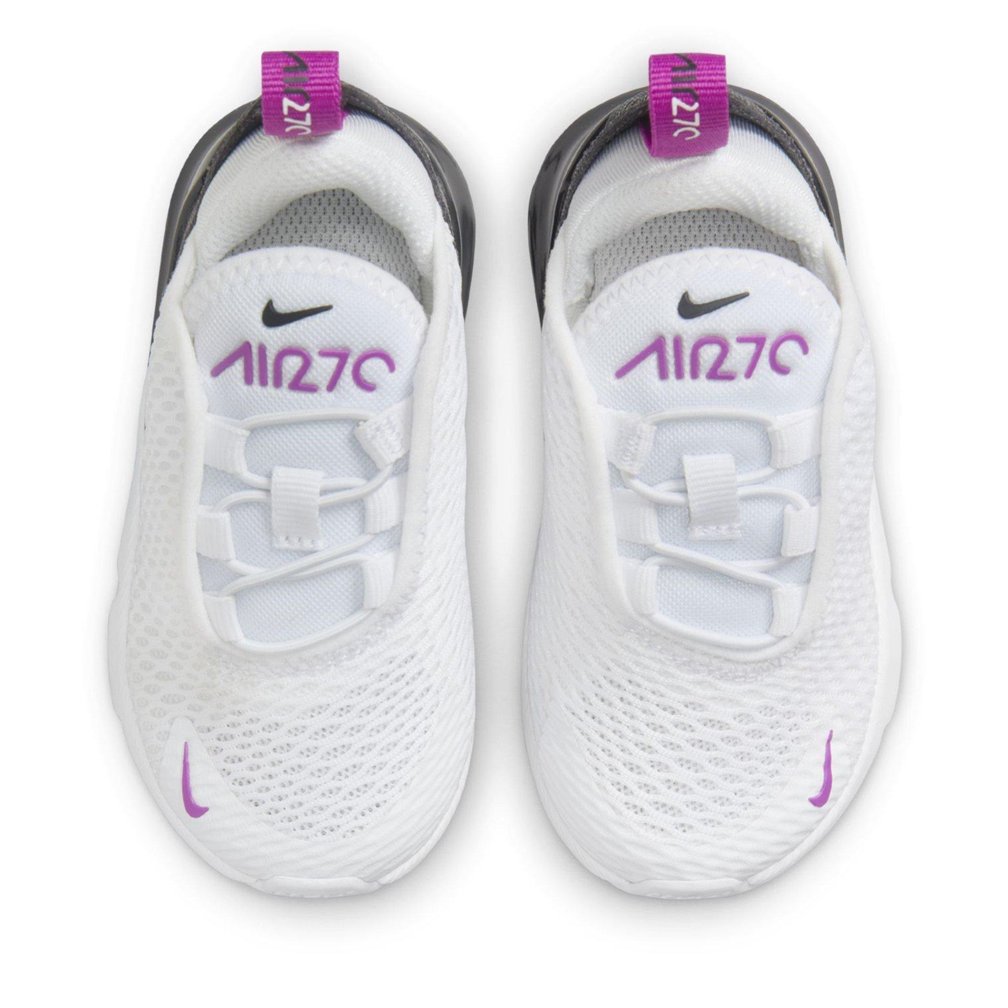 White/Pink - Nike - Air Max 270 Baby/Toddler Shoe - 5