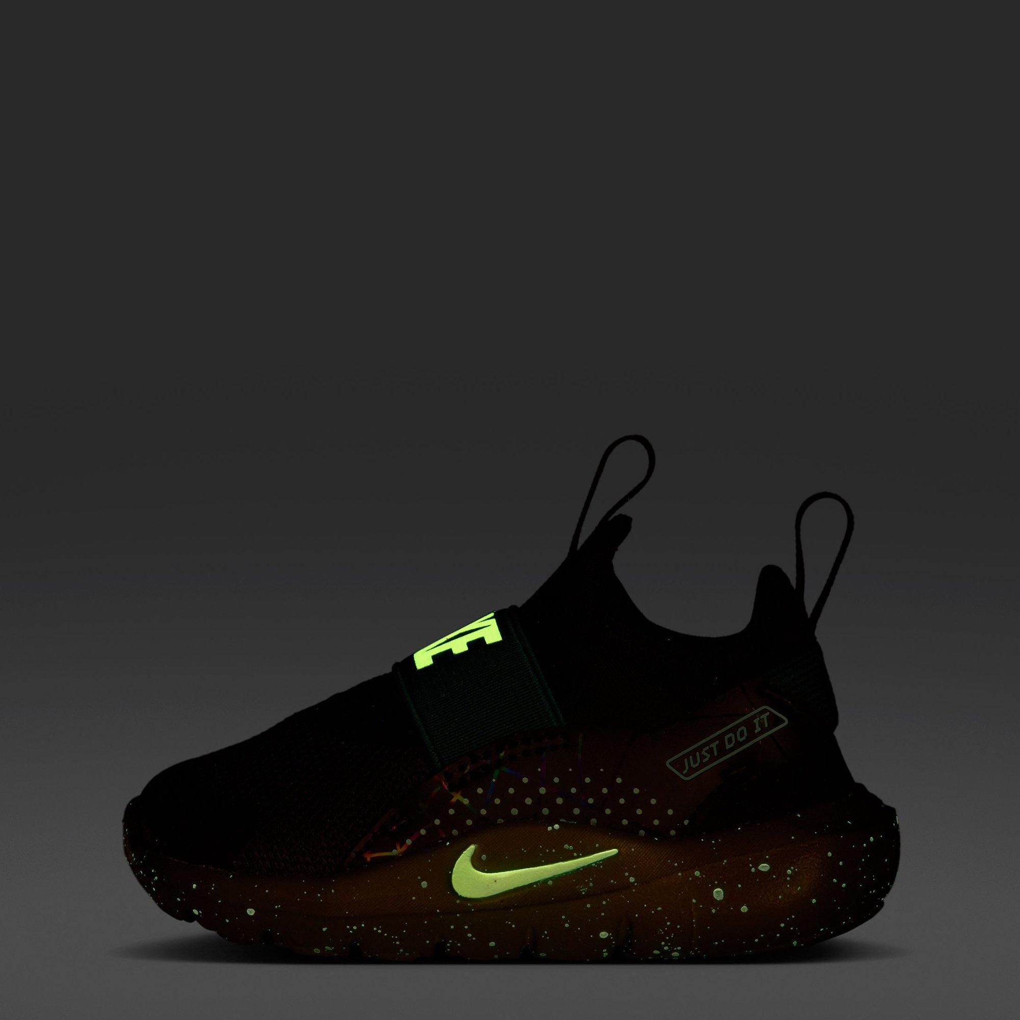 Black/Volt - Nike - Flex Runner 4 Infant Shoes - 3