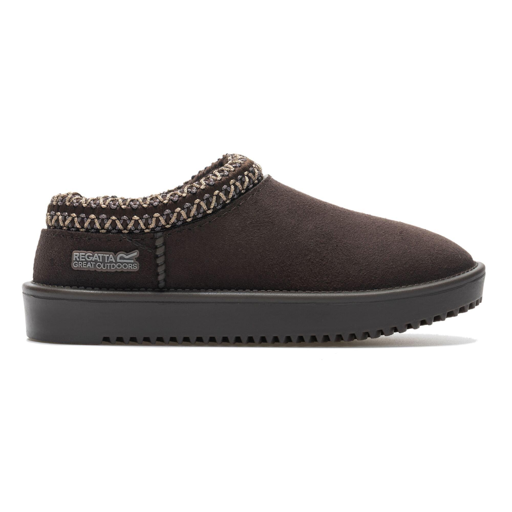 Chocolate - Regatta - Kids Risley Mule Waterproof Lifestyle Shoes - 1