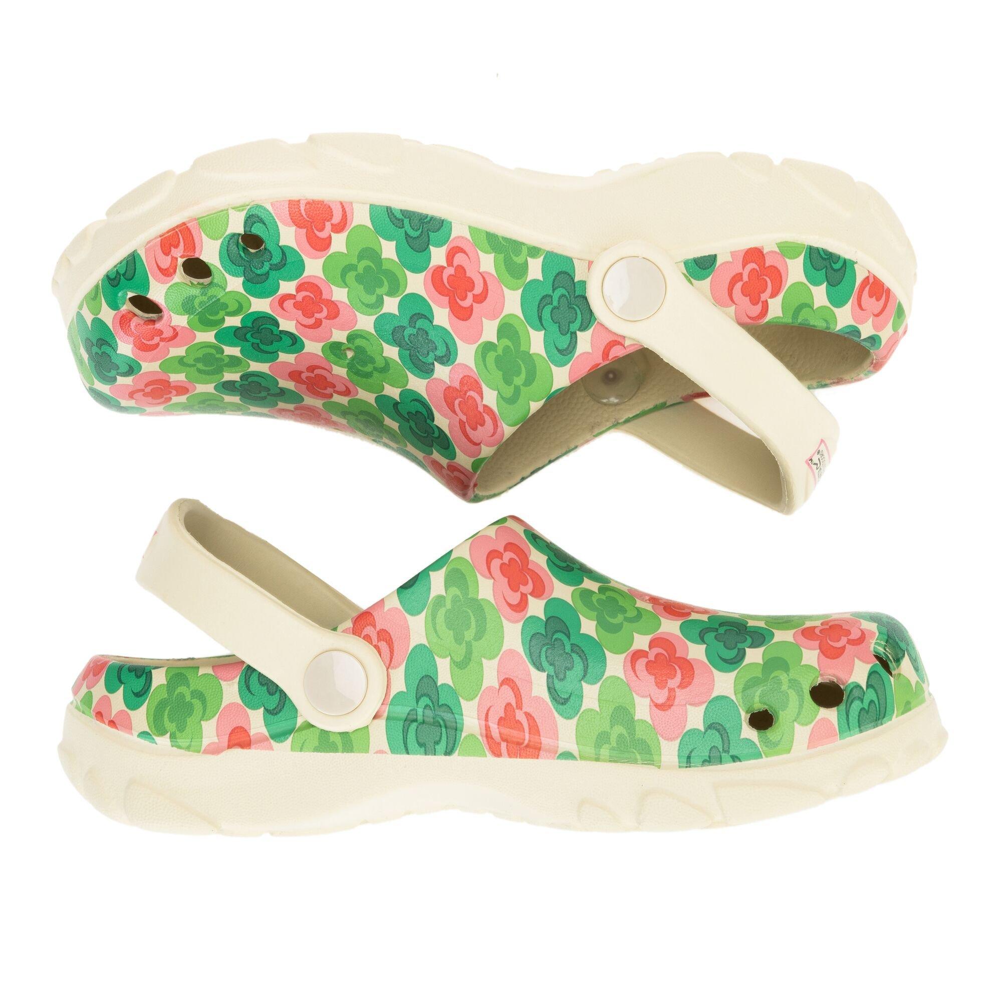 Mltiflwergrn - Regatta - Kids' Orla Kiely Floral Sports Sandals - 3