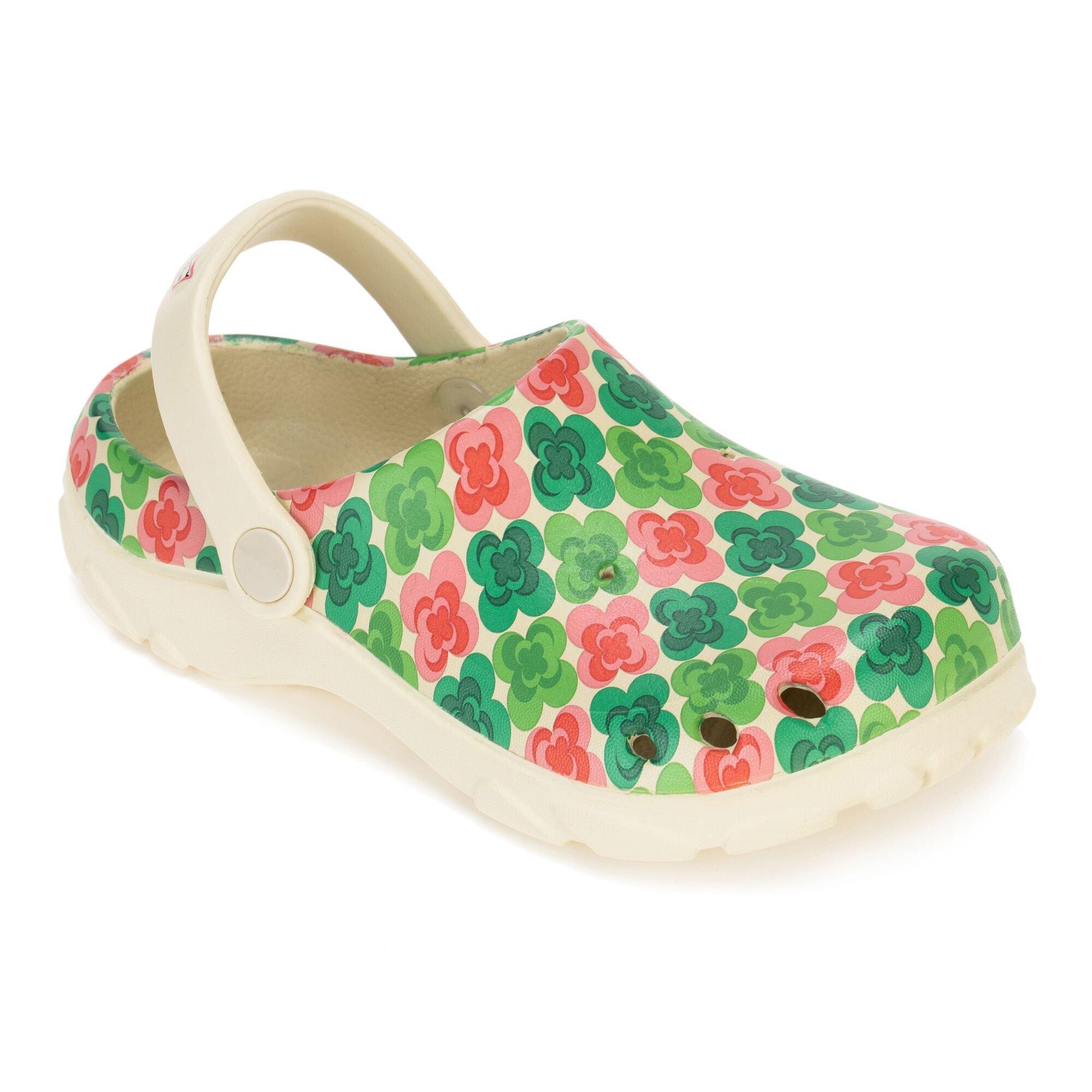 Mltiflwergrn - Regatta - Kids' Orla Kiely Floral Sports Sandals - 4