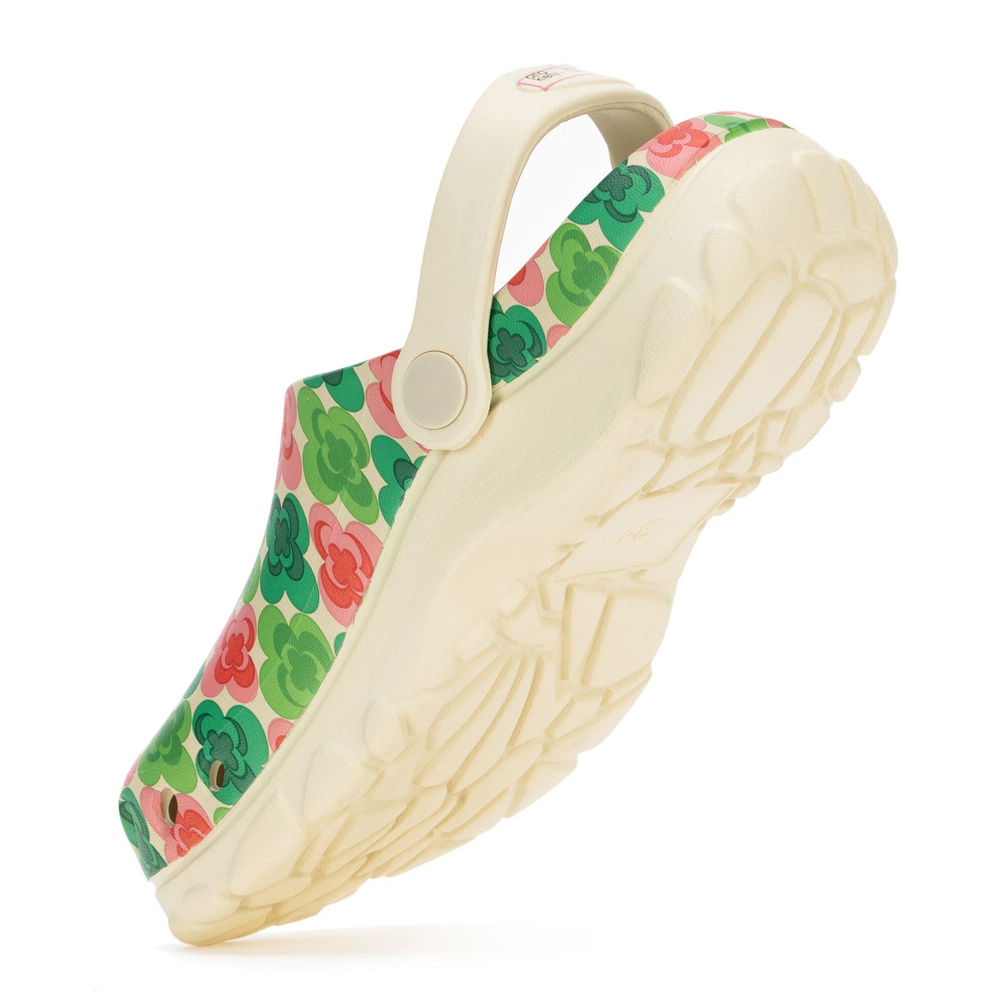 Mltiflwergrn - Regatta - Kids' Orla Kiely Floral Sports Sandals - 6