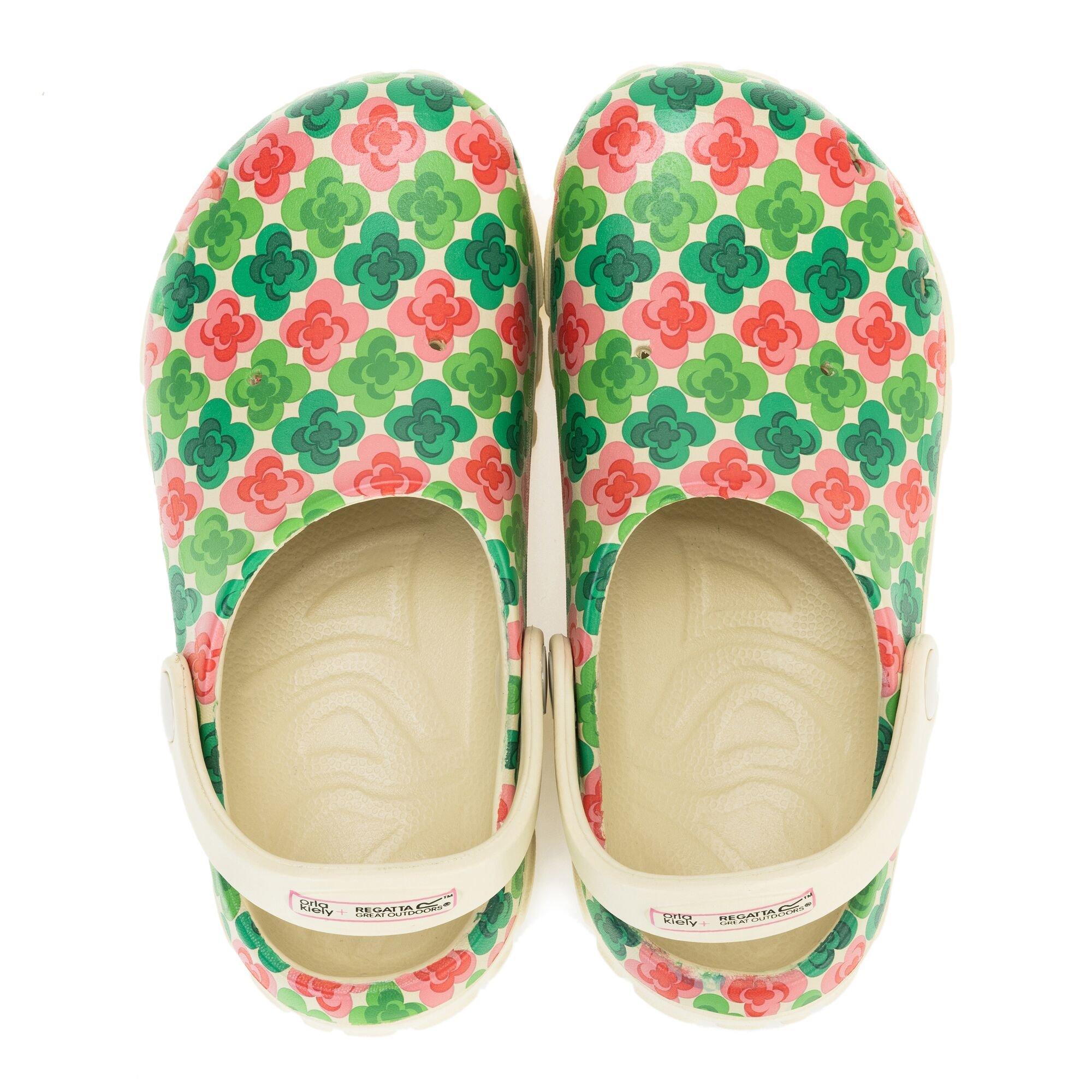 Mltiflwergrn - Regatta - Kids' Orla Kiely Floral Sports Sandals - 7