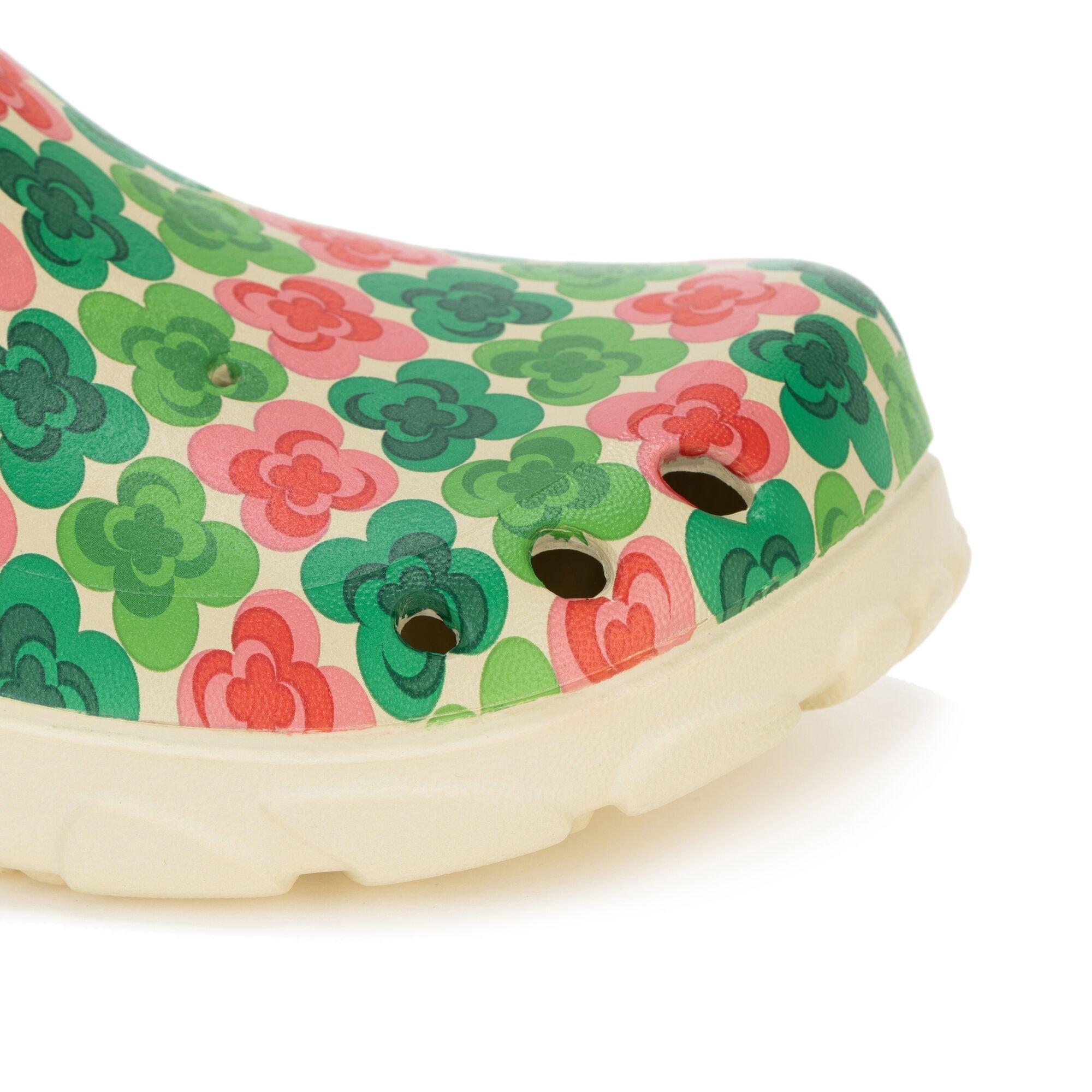Mltiflwergrn - Regatta - Kids' Orla Kiely Floral Sports Sandals - 8