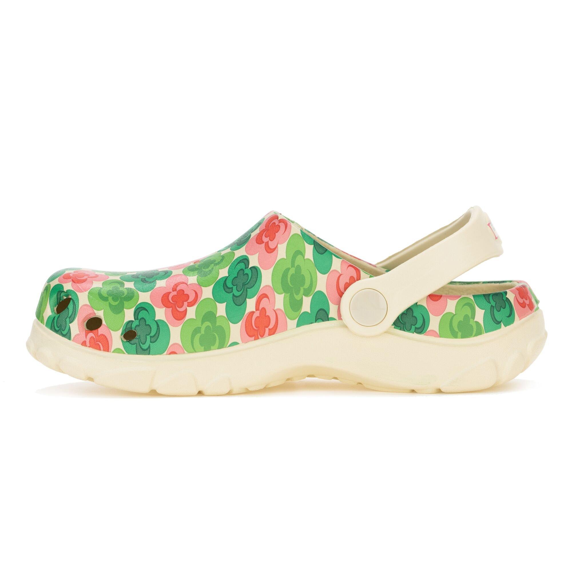 Mltiflwergrn - Regatta - Kids' Orla Kiely Floral Sports Sandals - 9