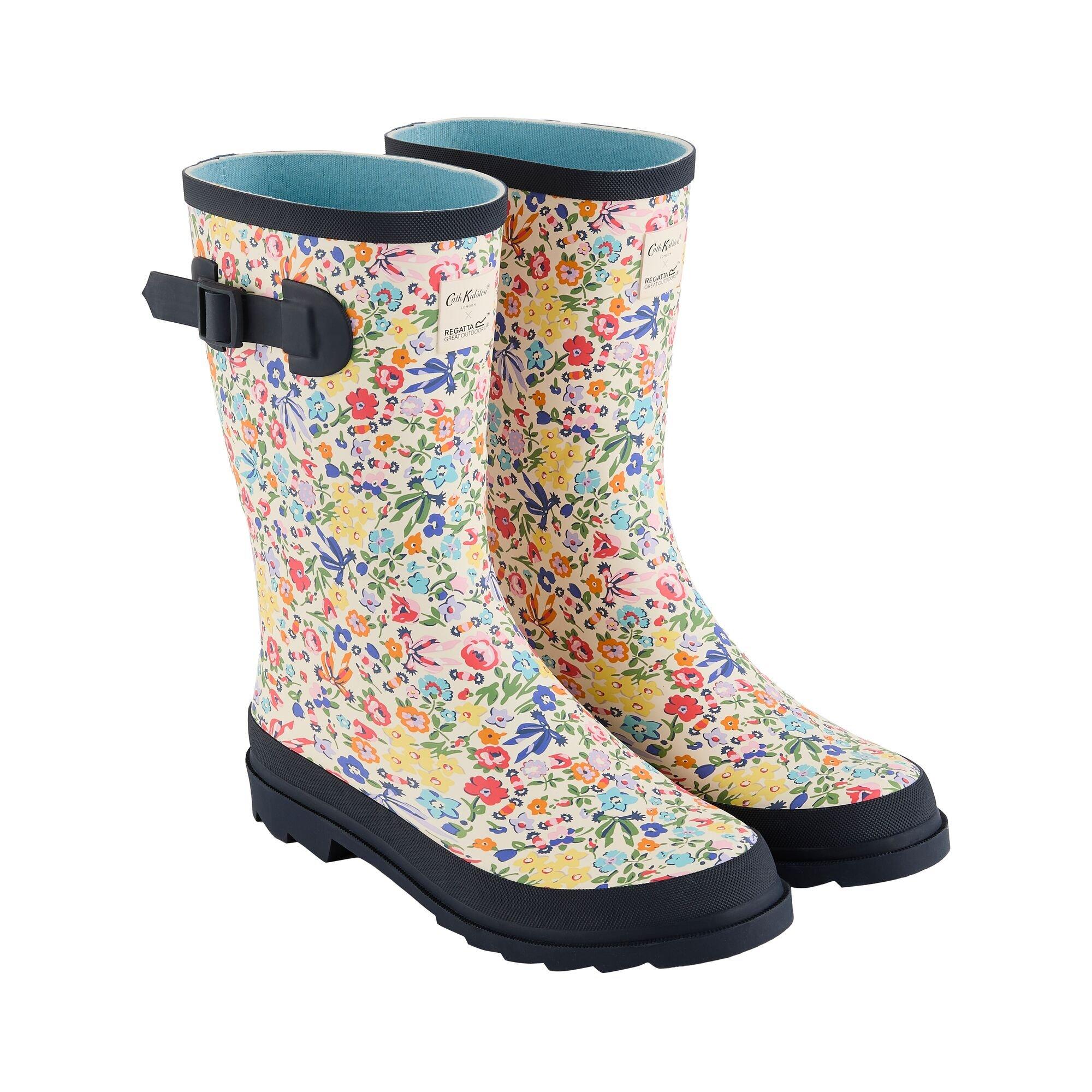 Cream Harmony D - Regatta - Womens Cath Kidston Quarter Welly - 2