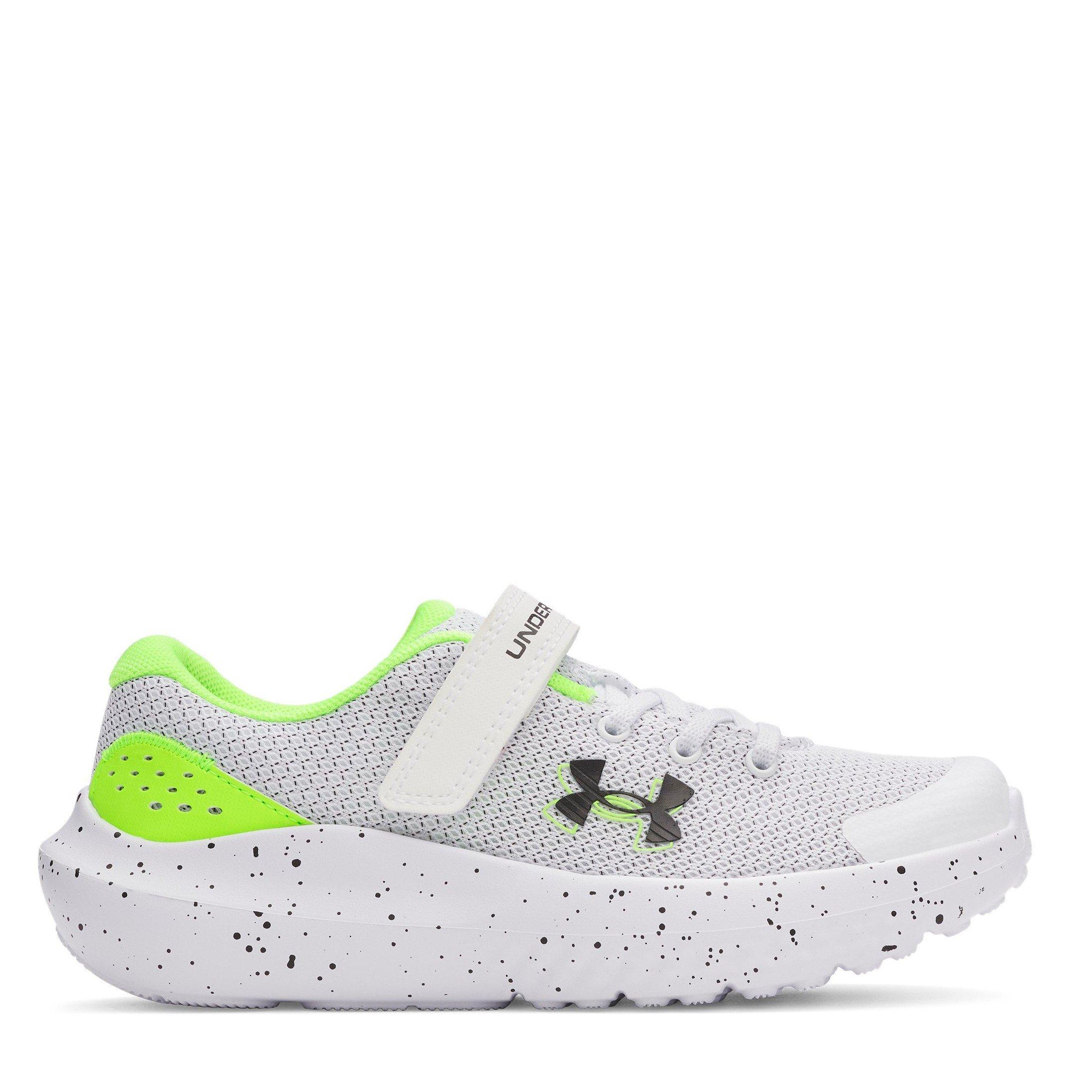 Under Armour Boys Surge 4 Ac Running Shoes  Childrens - White - C11 (29)