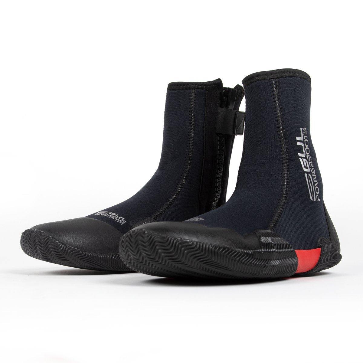 Black - Gul - 5MM POWERBOOT EASY-ZIP WETSUIT BOOT - 4
