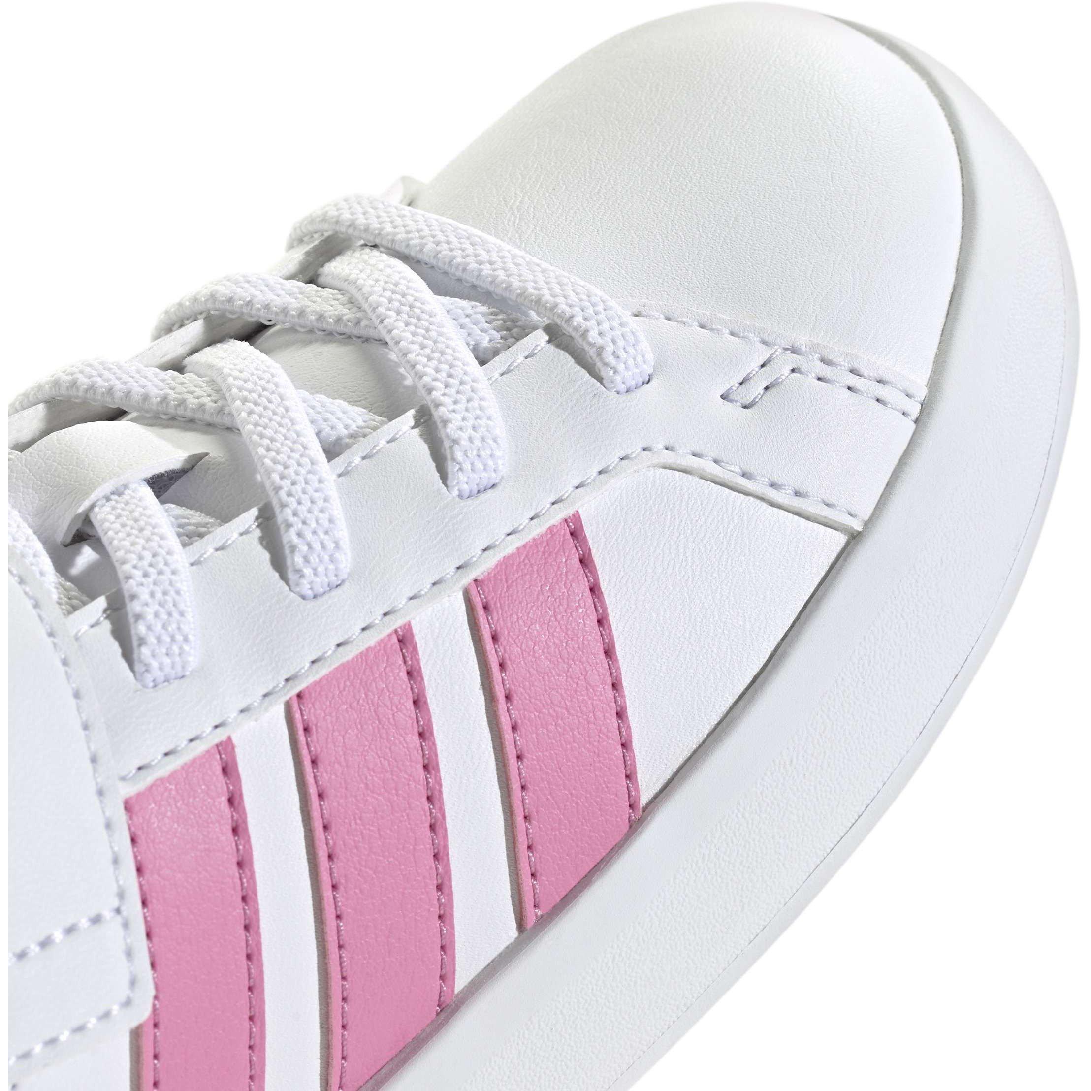 Ftwr White/Blis - adidas - Kids' Grand Court 3.0 Trainers - 8