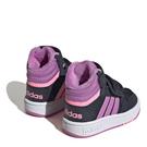 Legink/Beam - adidas - Hoops Mid Lifestyle Basketball Strap Shoes Childrens - 4