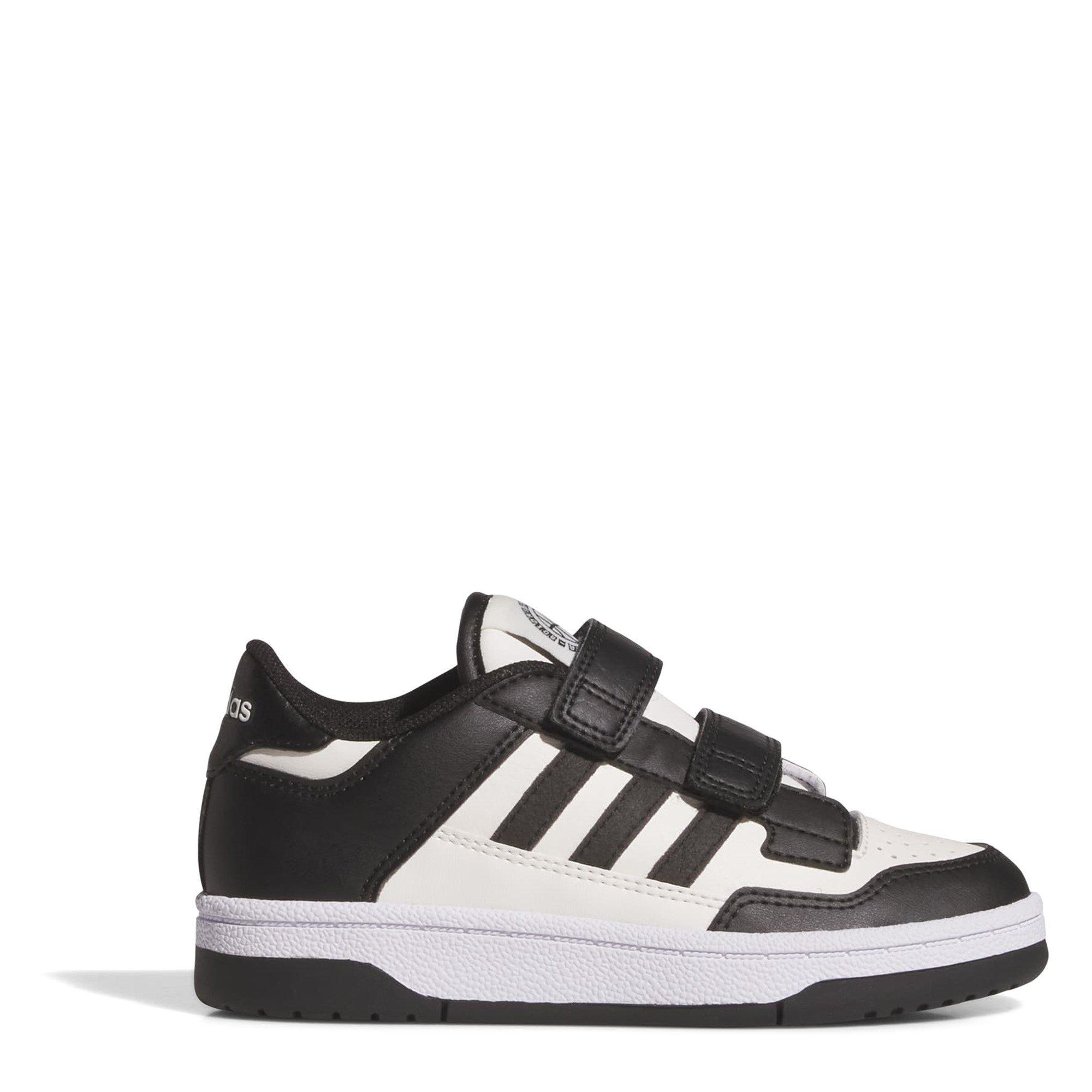White/Black - adidas - Rapid Court Shoes Childrens - 1