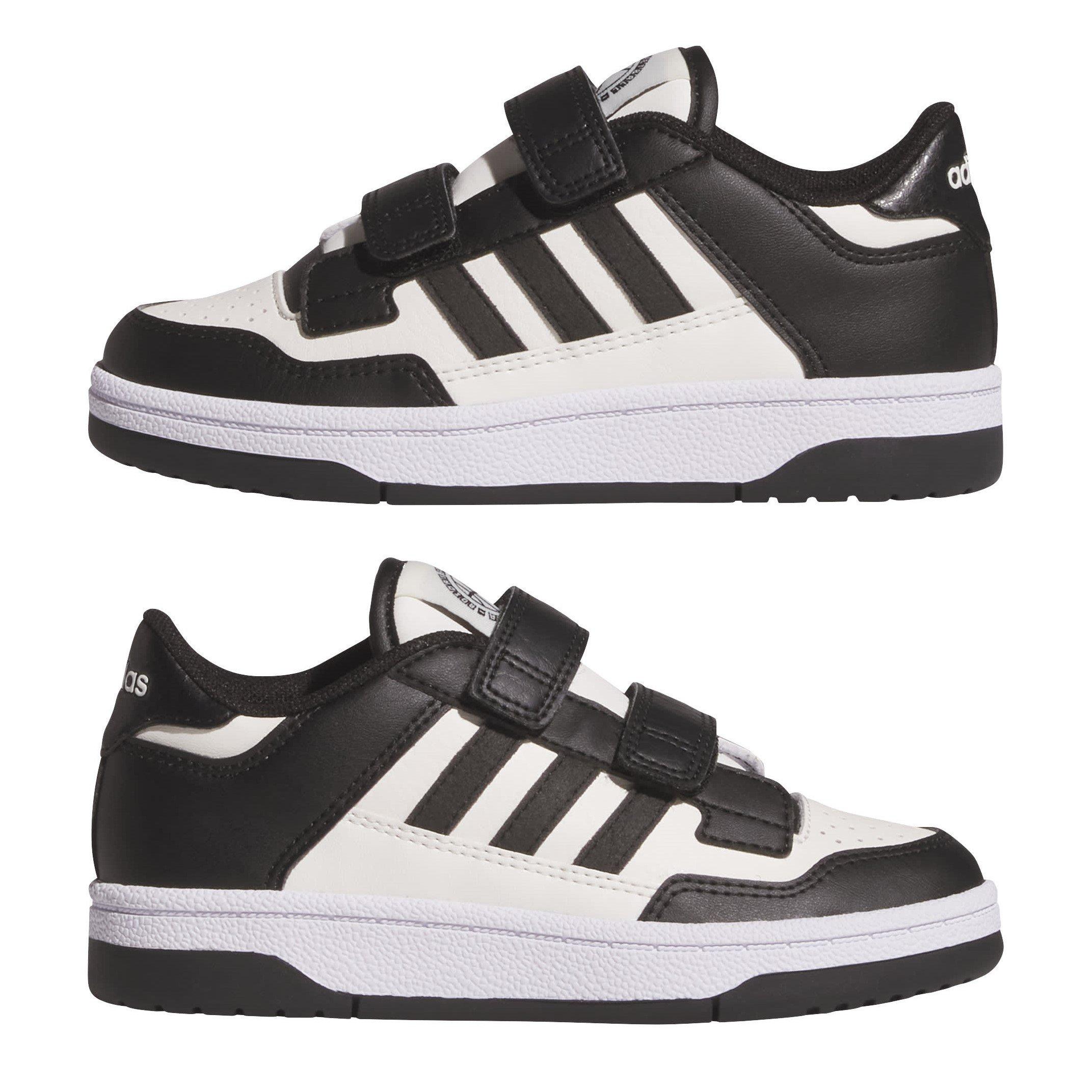 White/Black - adidas - Rapid Court Shoes Childrens - 9