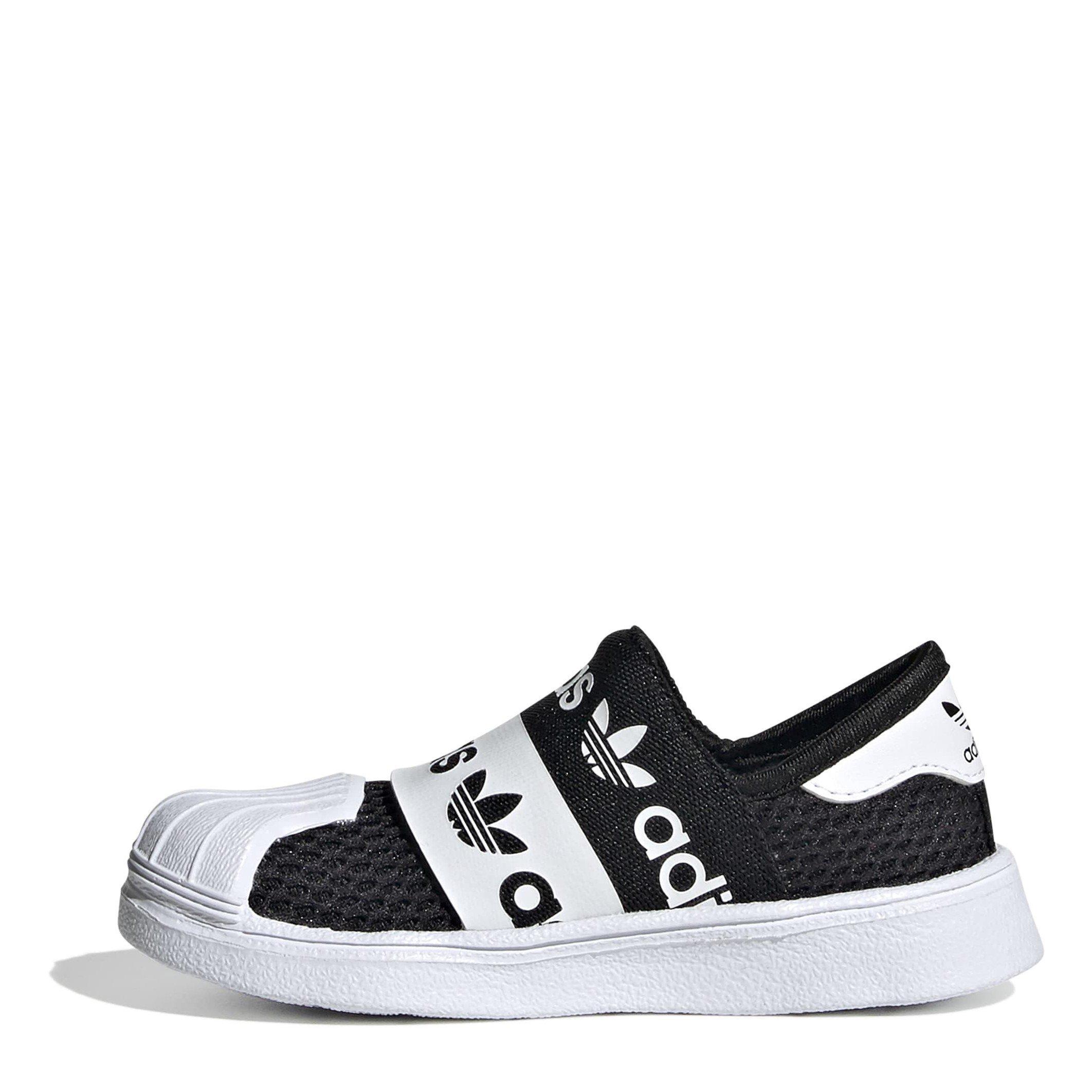 Wht/Blk - adidas Originals - Kids' SMR 360 Slip On EVA Casual Low-Top Trainers - 2