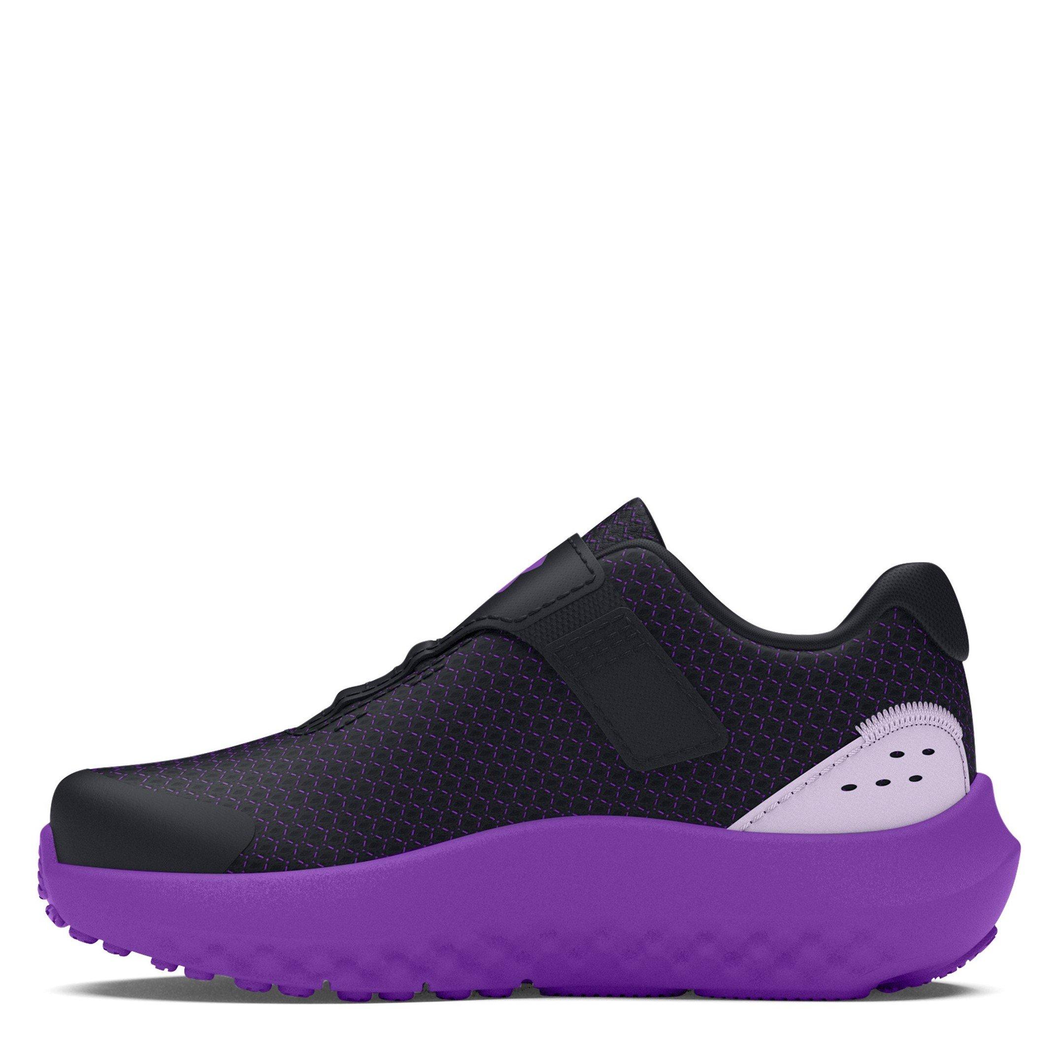 Zwart - Under Armour - Surge 4 AC Running Shoes Infant Girls - 2