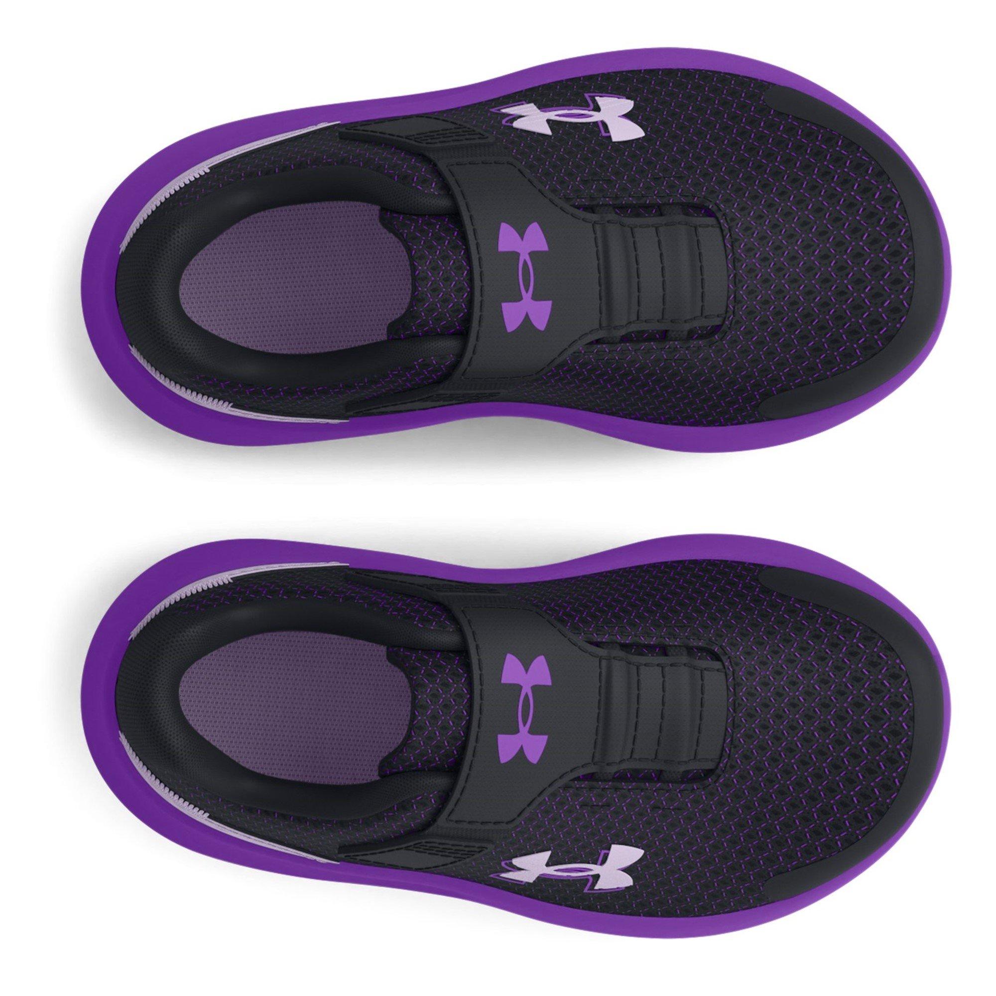 Zwart - Under Armour - Surge 4 AC Running Shoes Infant Girls - 4
