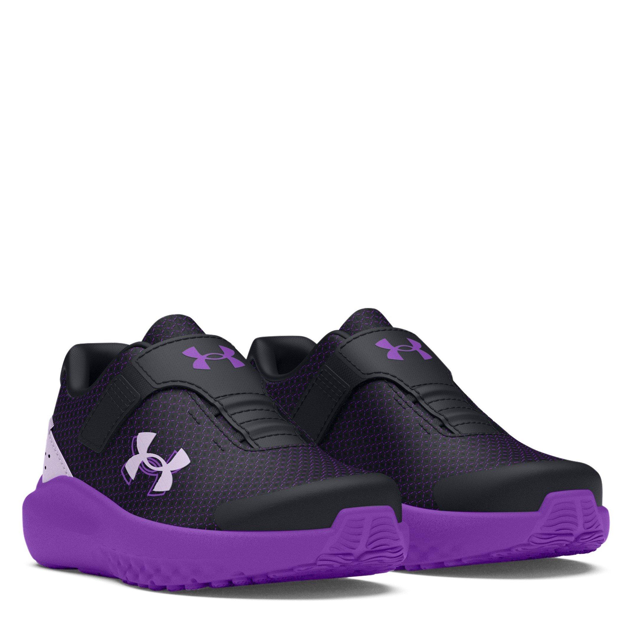 Zwart - Under Armour - Surge 4 AC Running Shoes Infant Girls - 5