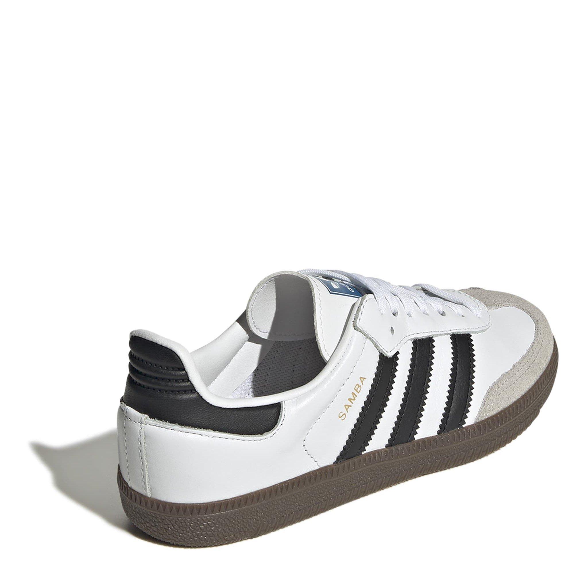 White/Black - adidas Originals - Samba OG Shoes Childrens - 4