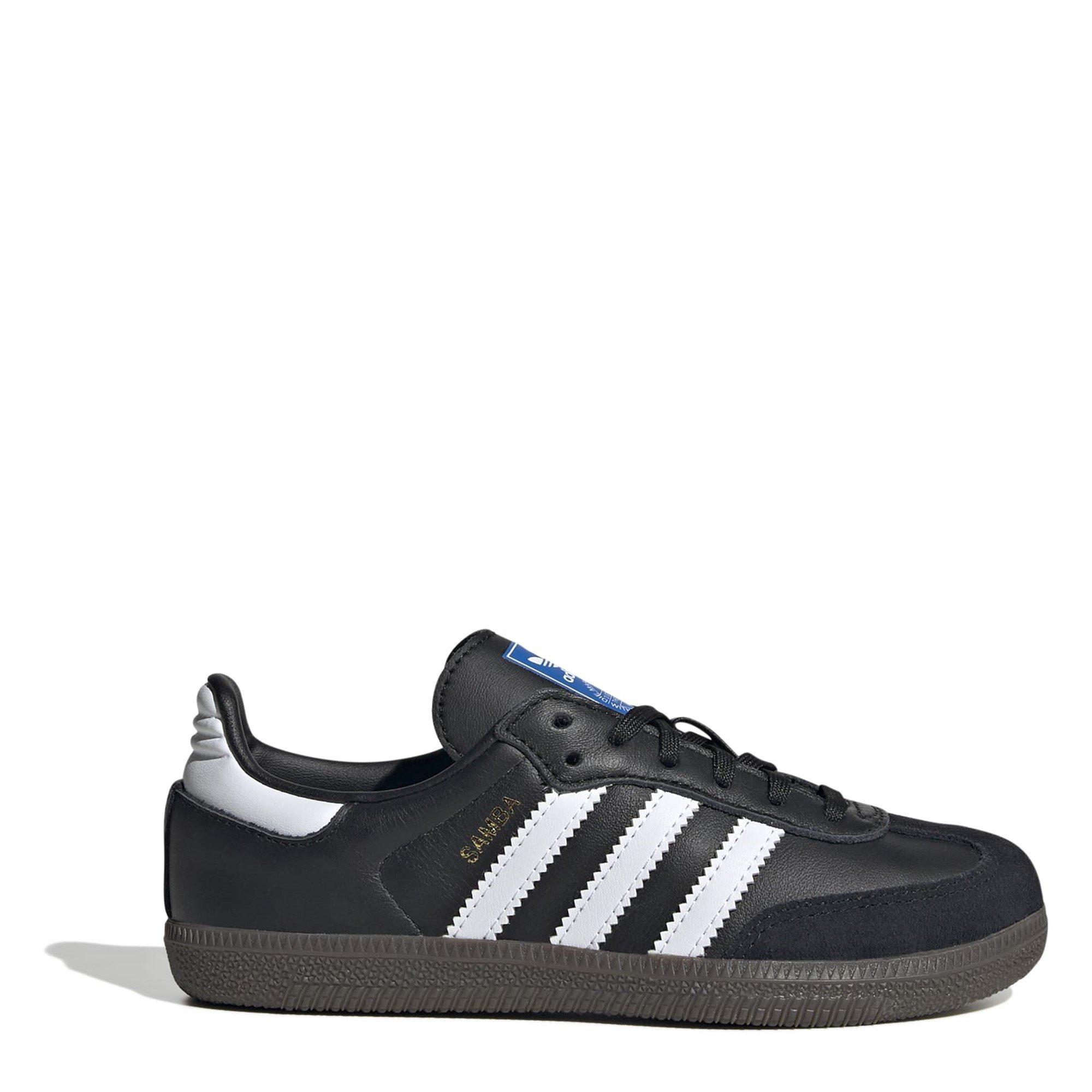 adidas Originals Samba OG Shoes Childrens - Black/White - Size C11 (29)