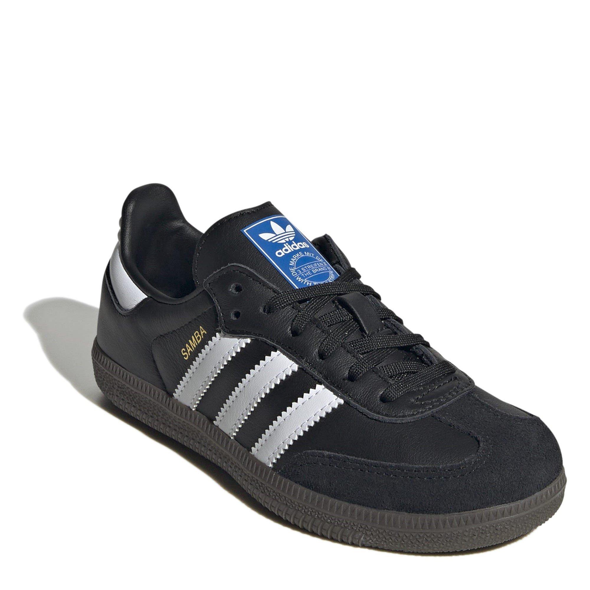 Black/White - adidas Originals - Samba OG Shoes Childrens - 3