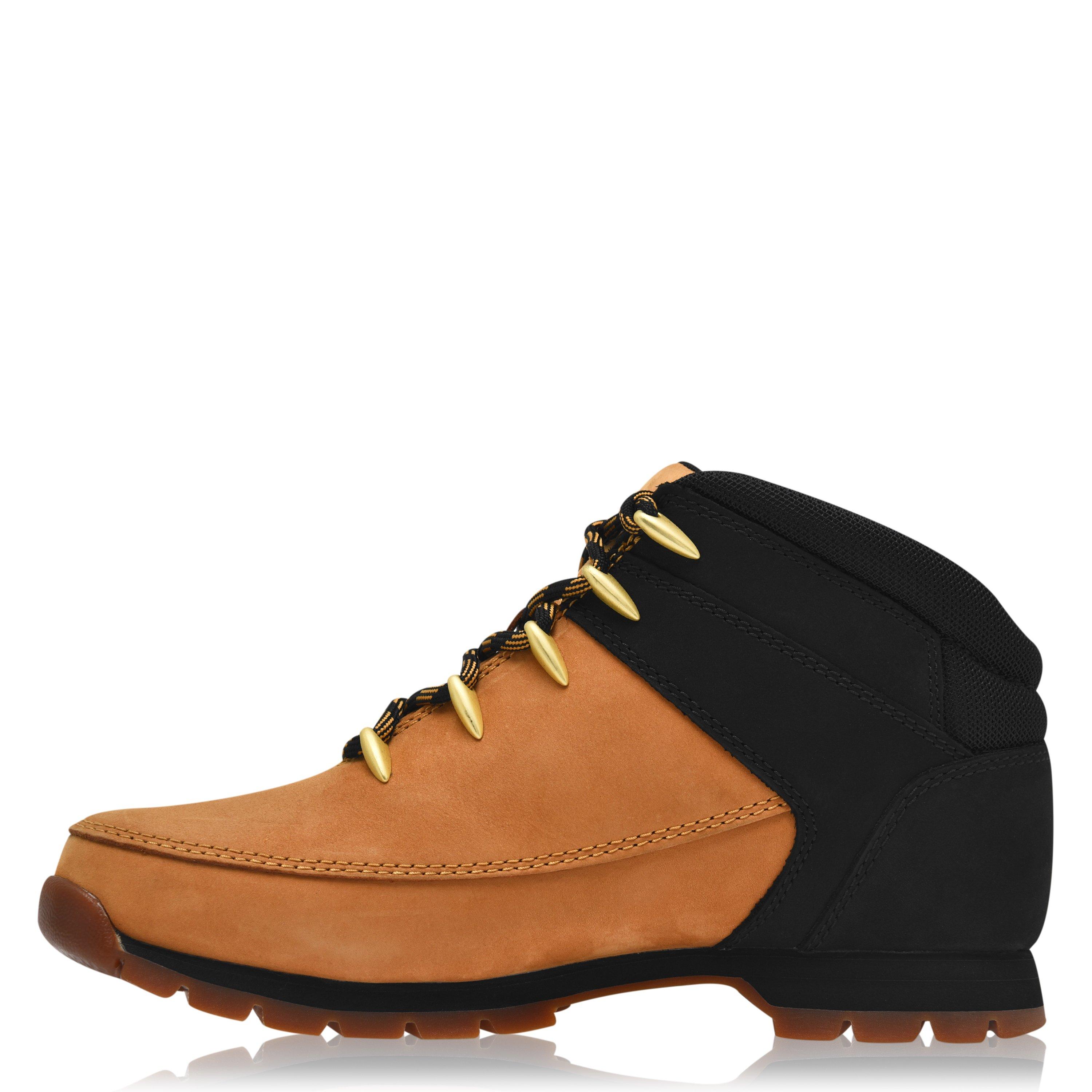 Wheat/Blk NB - Timberland - Childs Euro Sprint Mid Hiker - 2