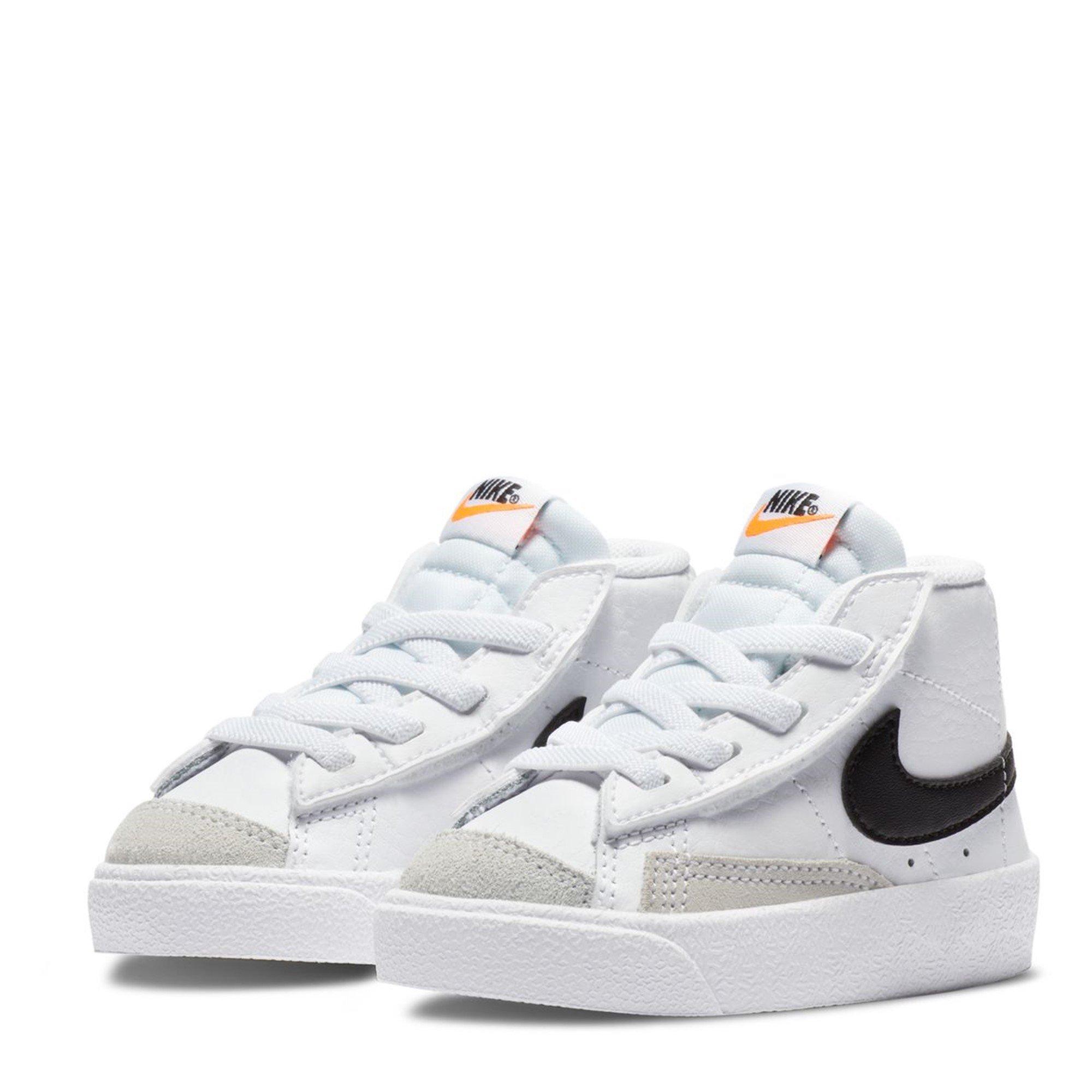 Hvid/Sort - Nike - Blazer Mid '77 Baby/Toddler Shoes - 3