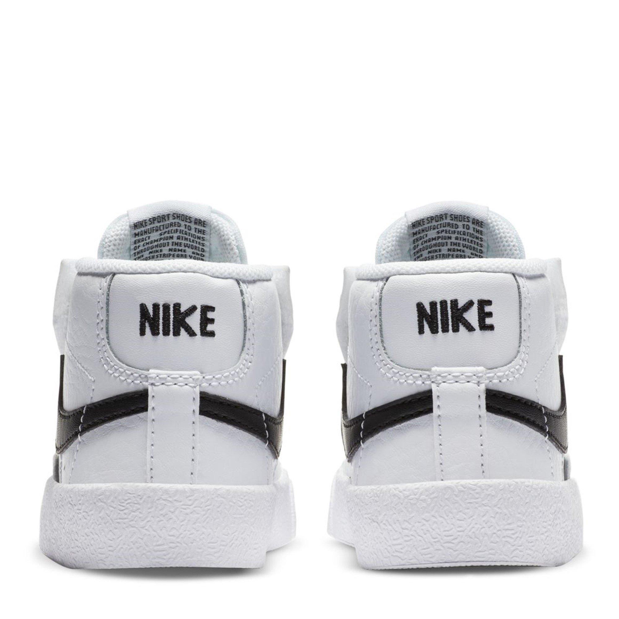 Hvid/Sort - Nike - Blazer Mid '77 Baby/Toddler Shoes - 4