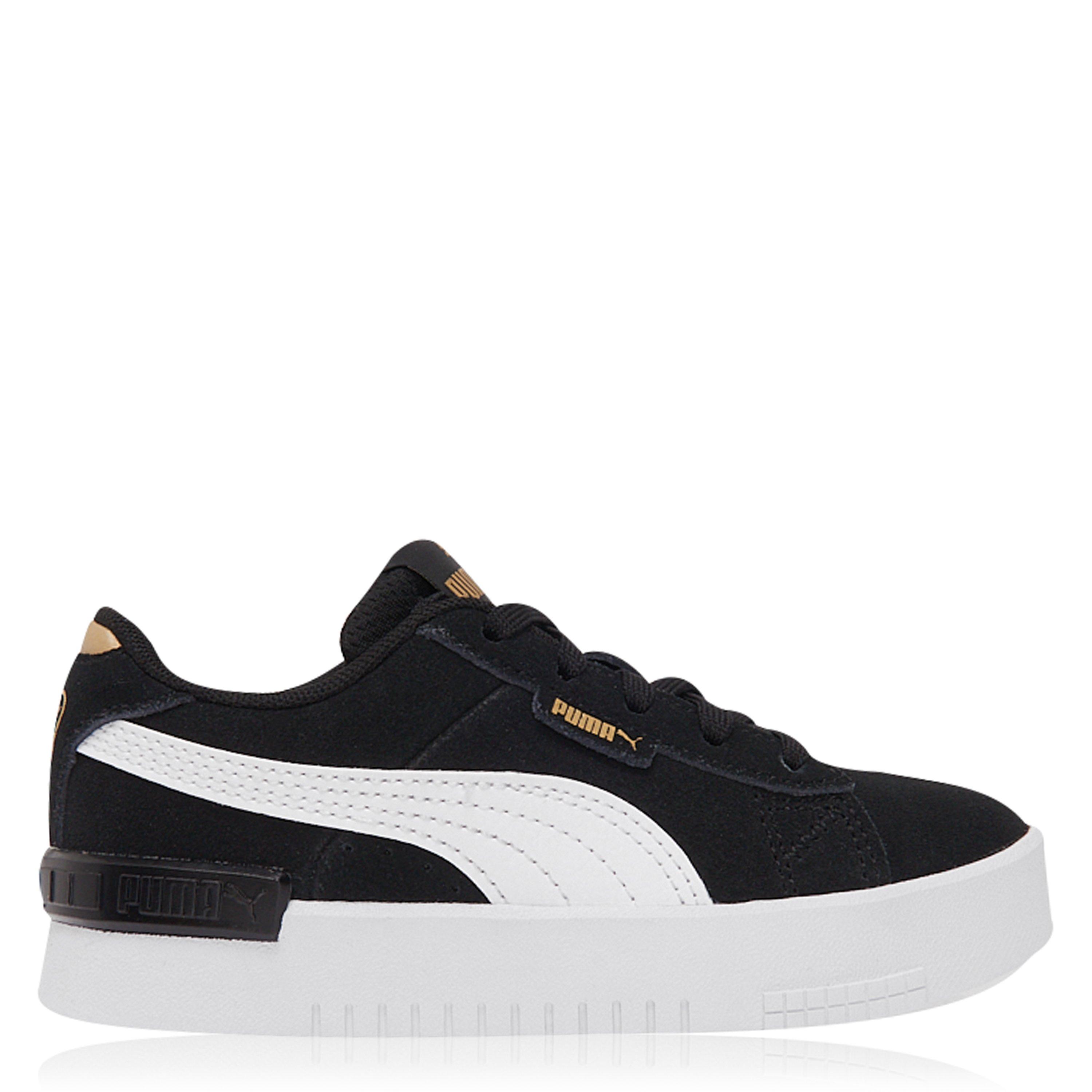 Black/White - Puma - Jada Suede Child Girls Trainers - 1