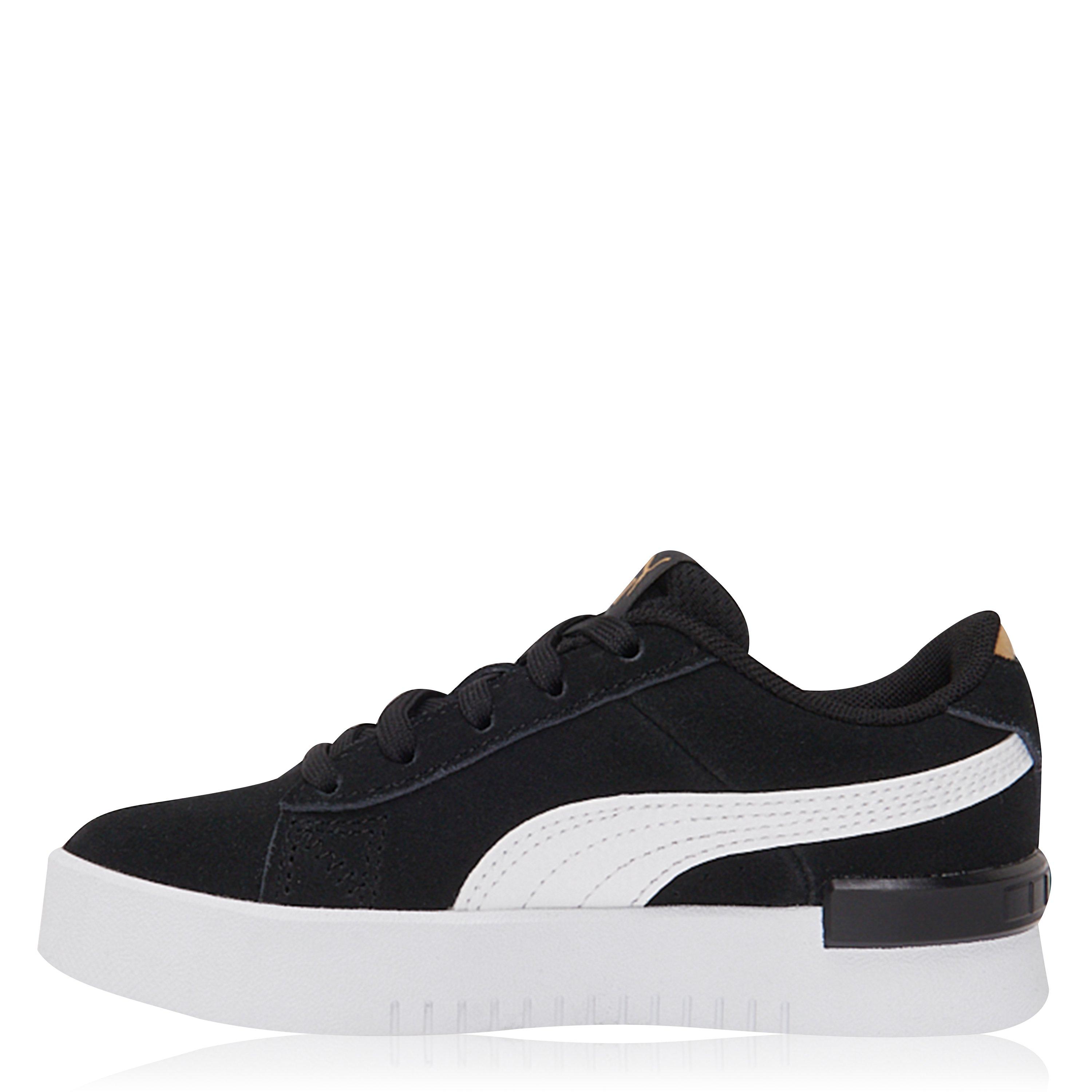 Black/White - Puma - Jada Suede Child Girls Trainers - 2