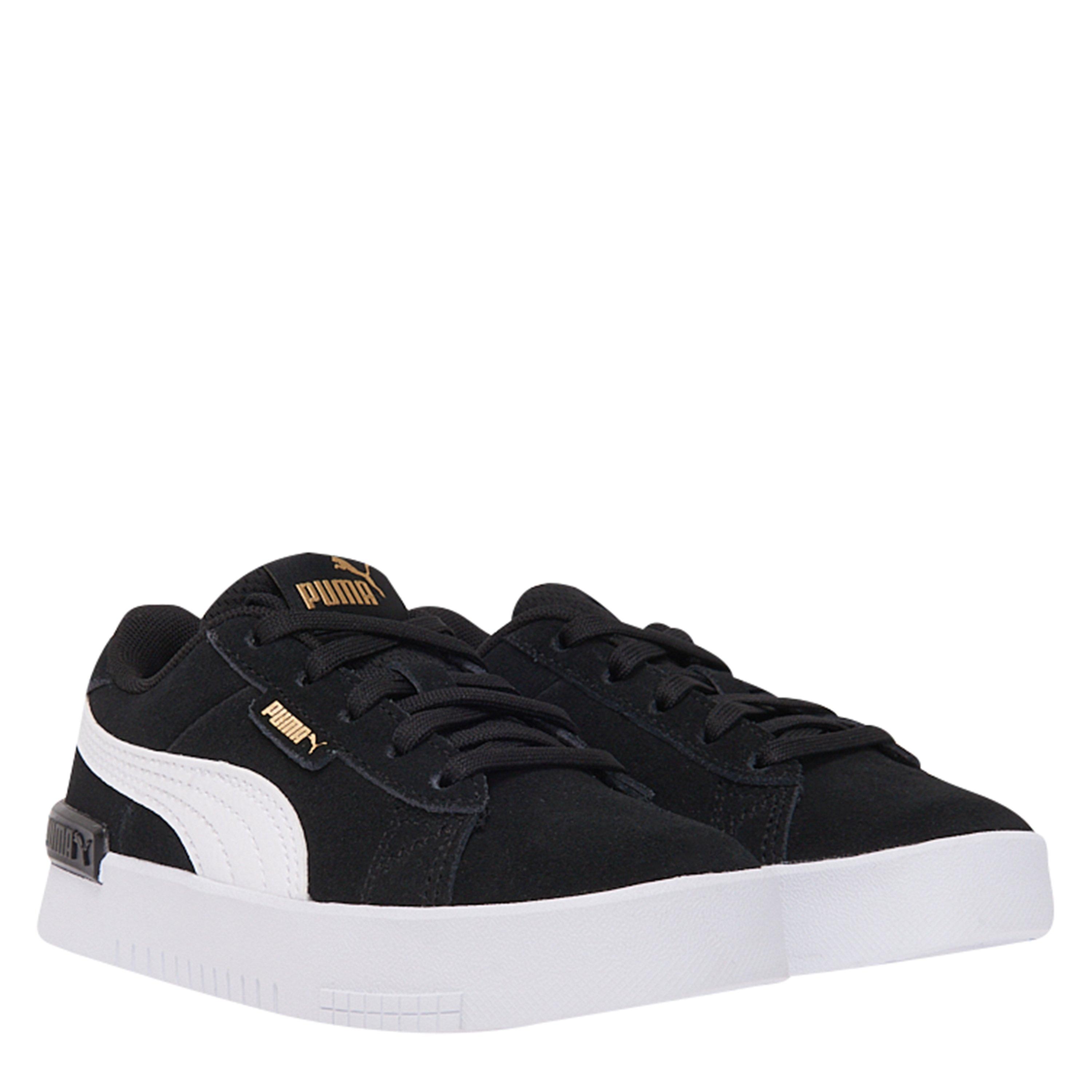Black/White - Puma - Jada Suede Child Girls Trainers - 3