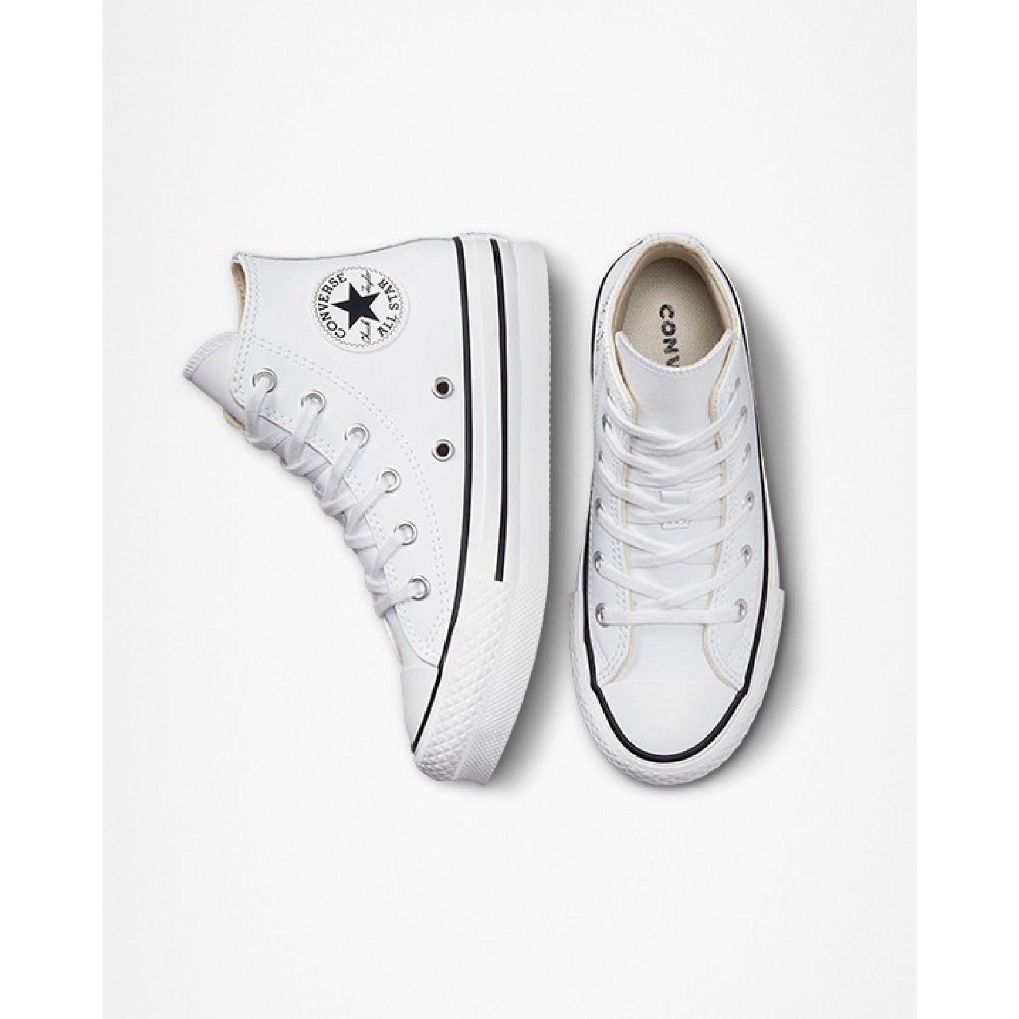 102-White/Nat - Converse - Unisex Kids' Chuck Taylor All Star Eva High-Top Trainers - 5