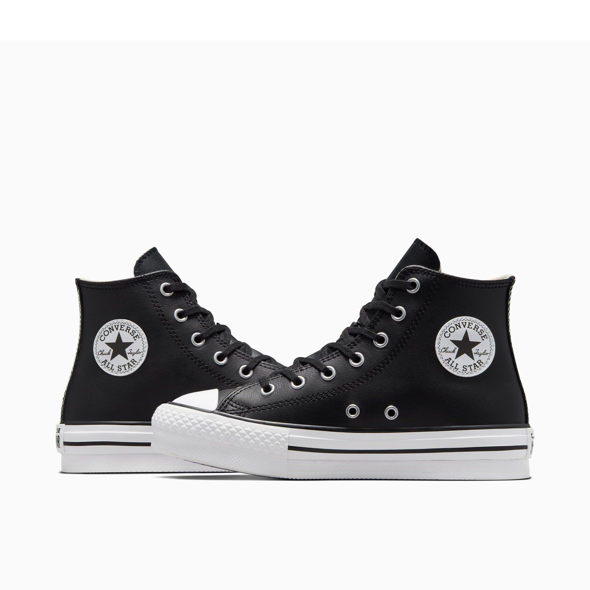 001-Black/Nat - Converse - Unisex Kids' Chuck Taylor All Star Eva High-Top Trainers - 2