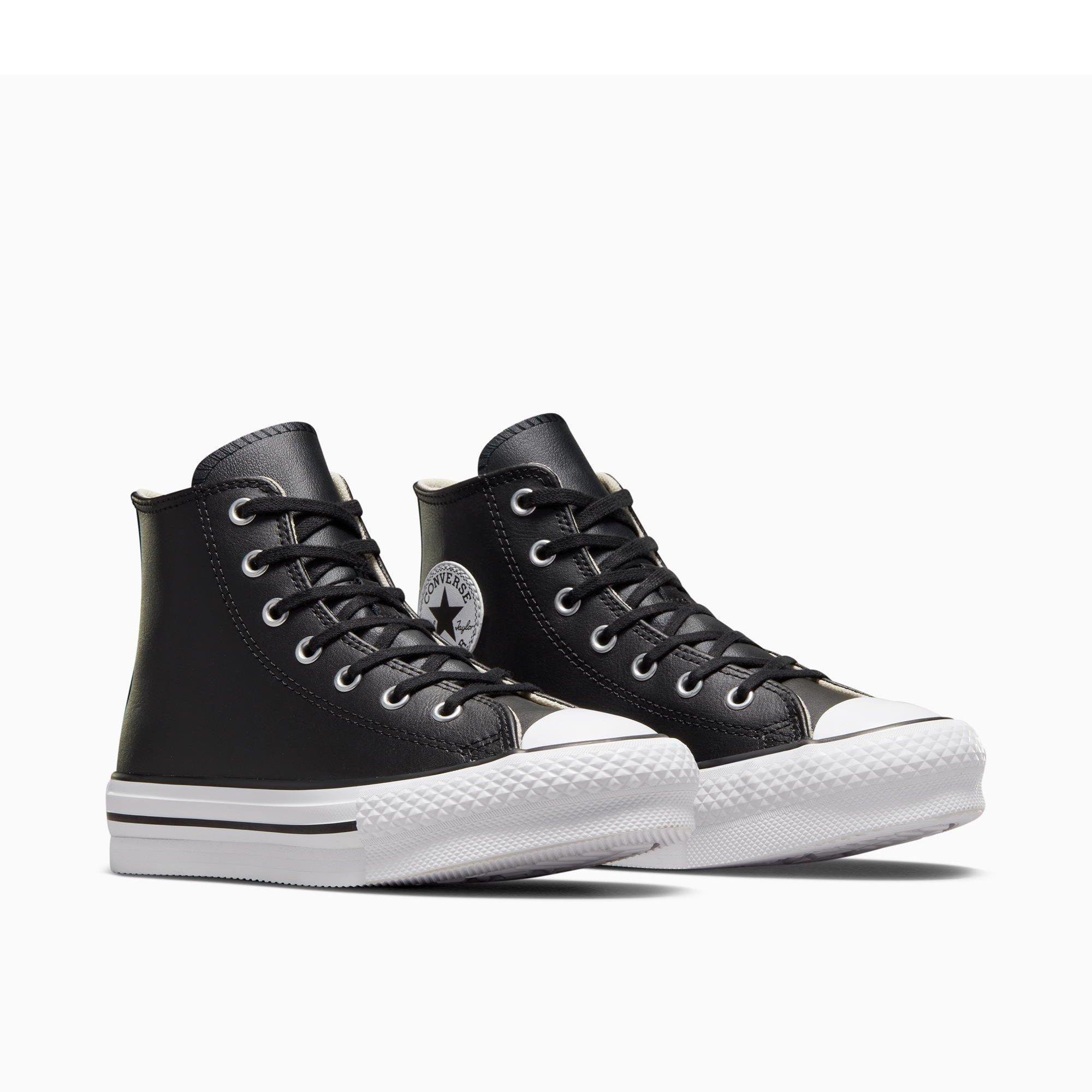 001-Black/Nat - Converse - Unisex Kids' Chuck Taylor All Star Eva High-Top Trainers - 4