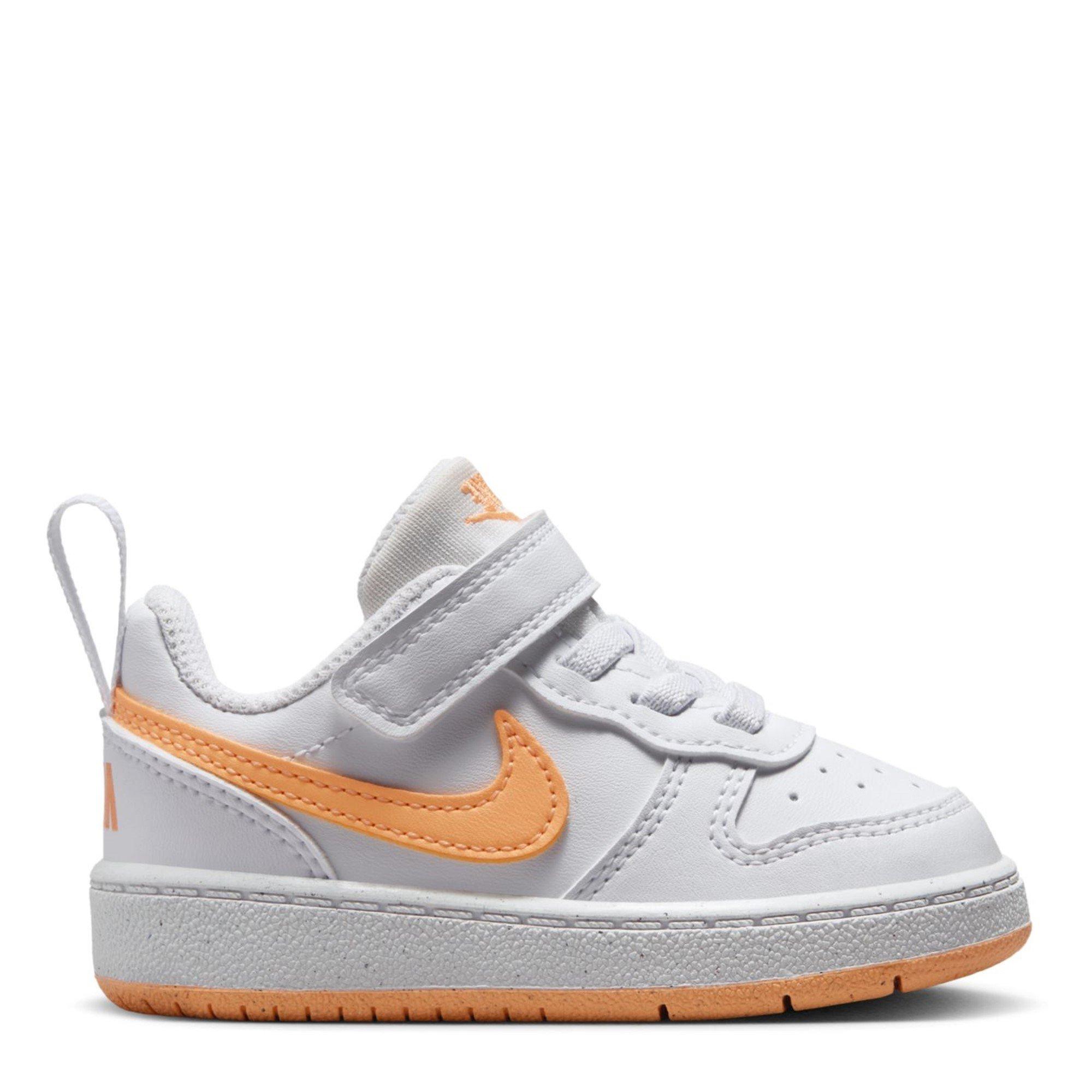 Wht/Peach Cream - Nike - Court Borough Low Recraft Infants Shoes - 1
