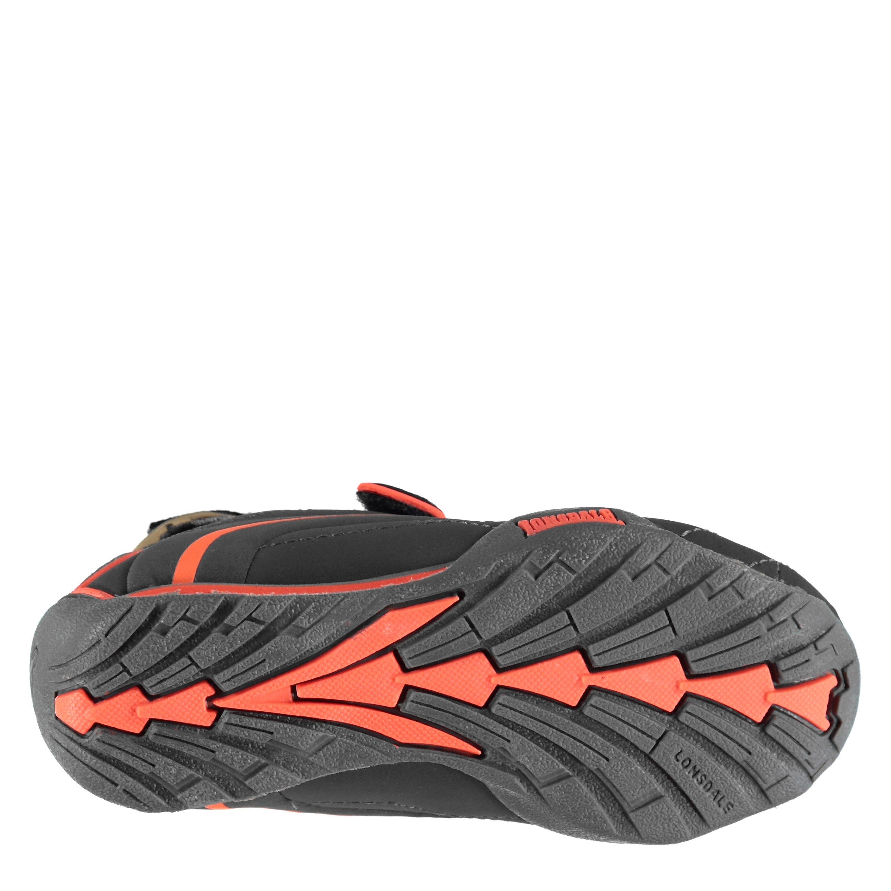 Charcoal/Orange - Lonsdale - Camden Infants Trainers - 2