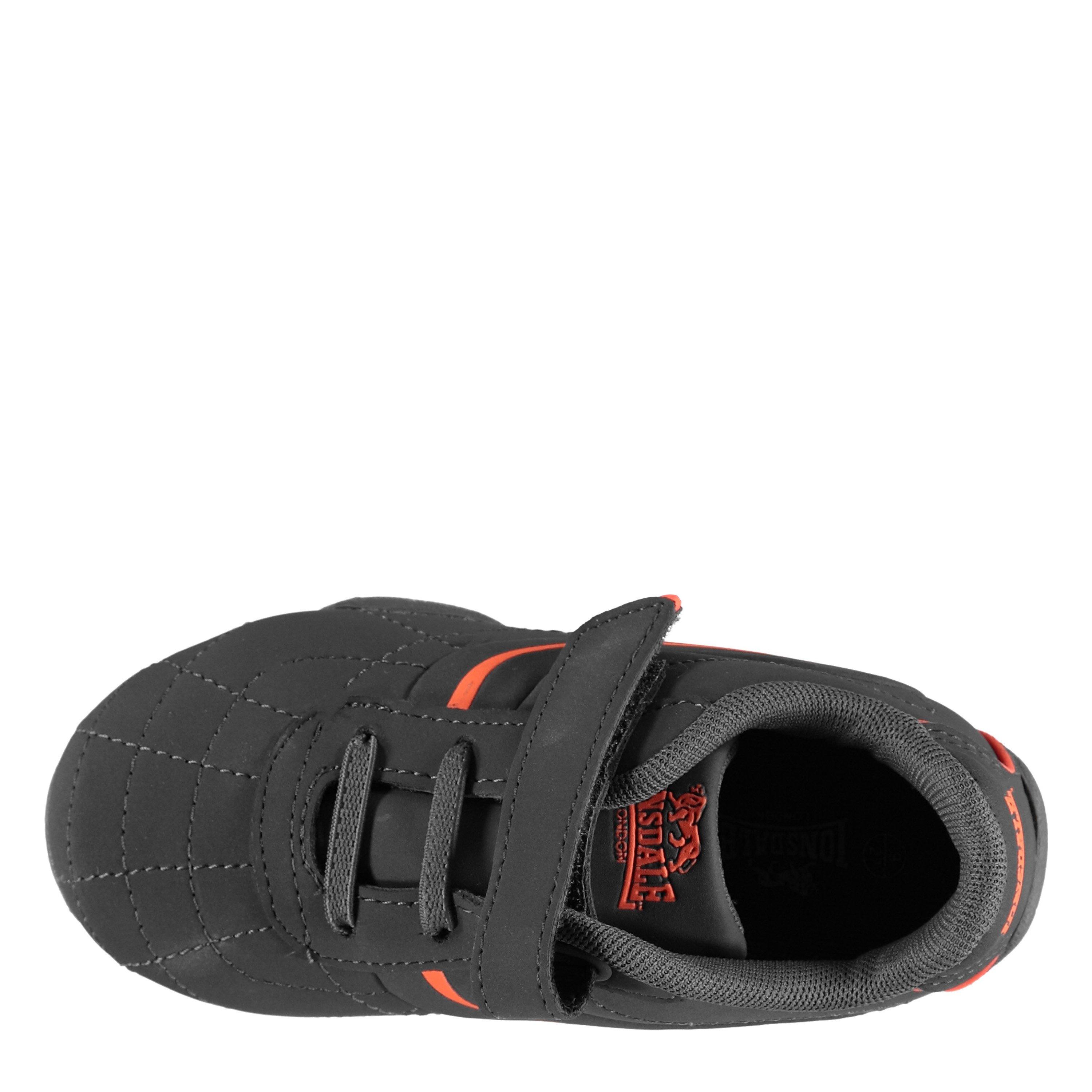 Charcoal/Orange - Lonsdale - Camden Infants Trainers - 3