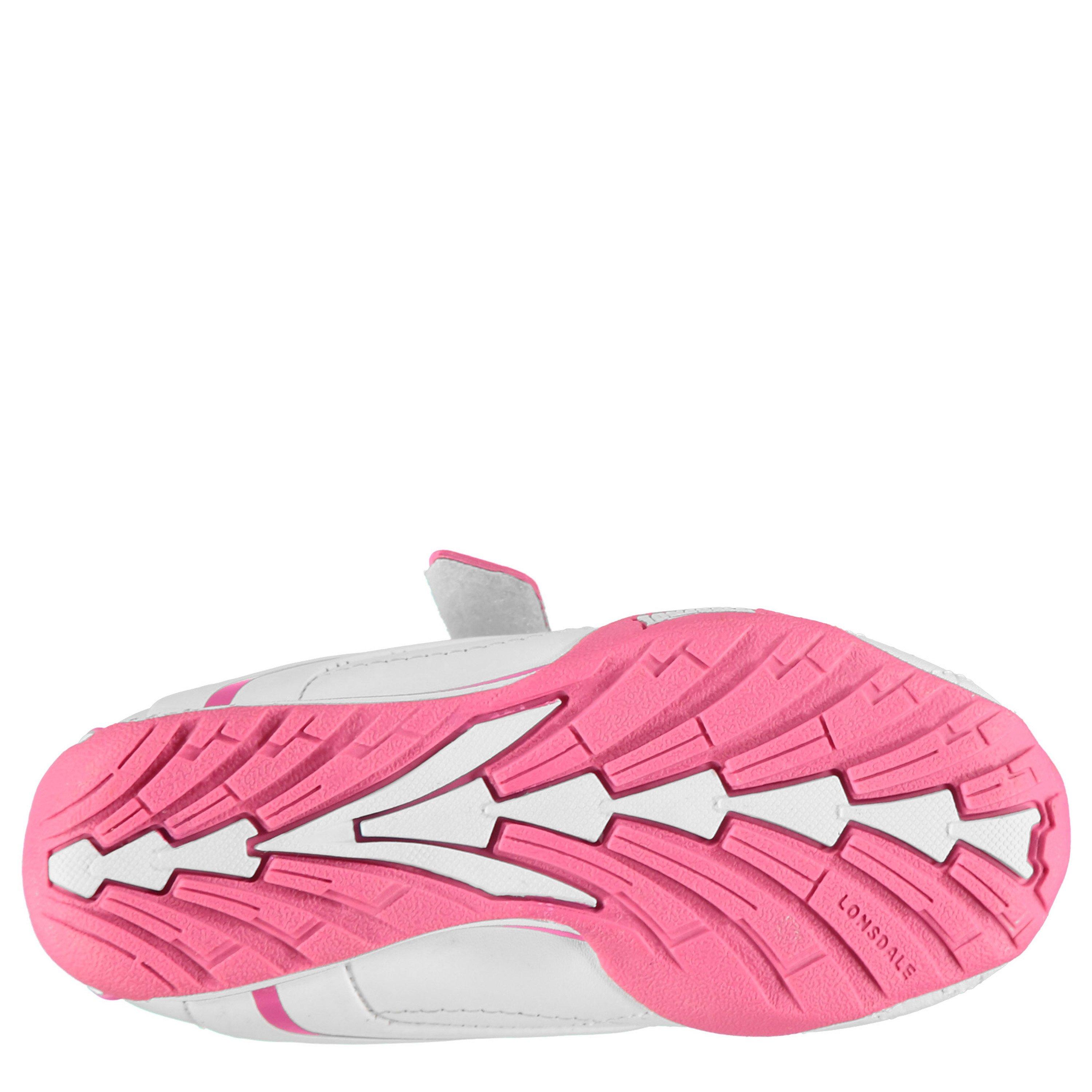 White/Cerise - Lonsdale - Camden Infants Trainers - 2
