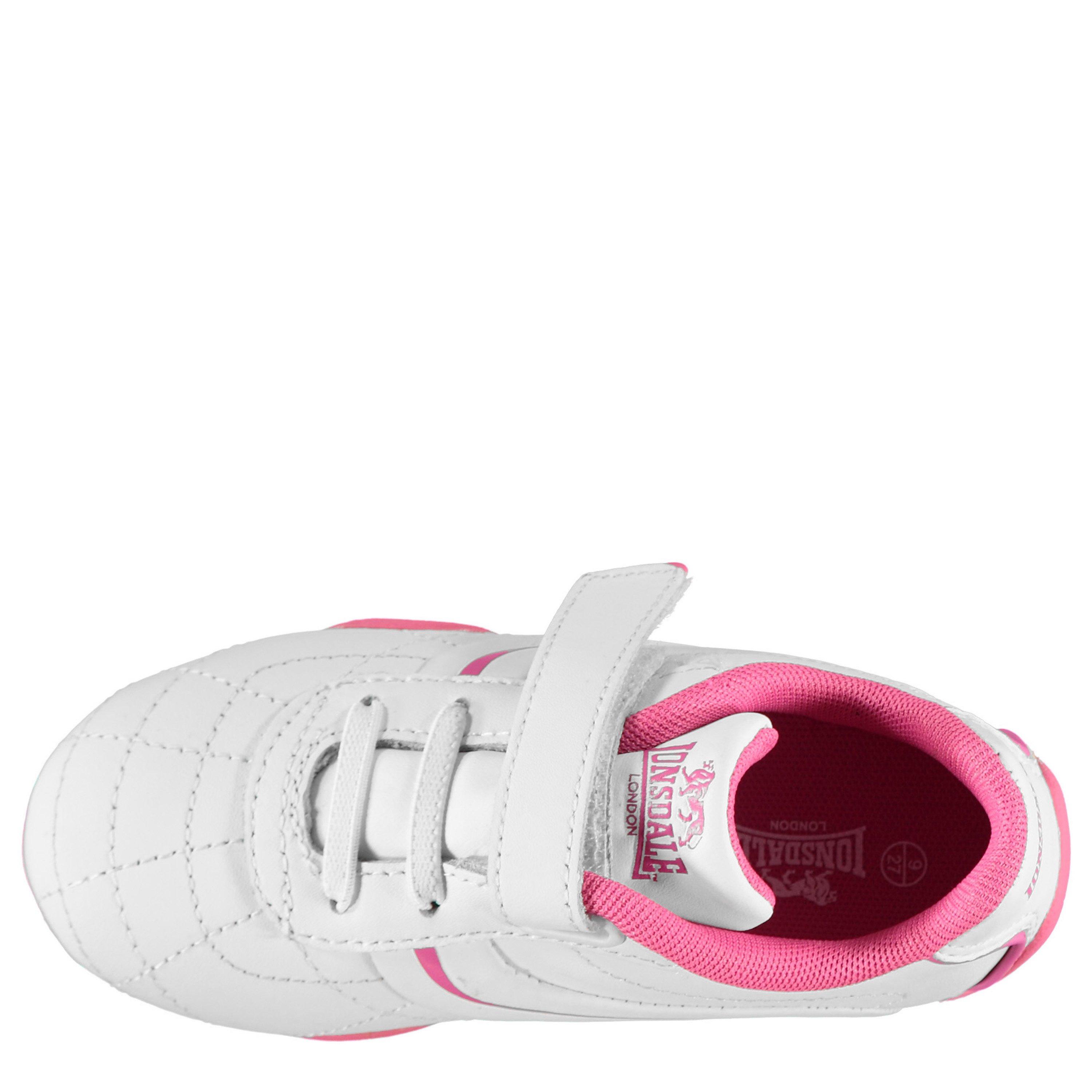 White/Cerise - Lonsdale - Camden Infants Trainers - 3