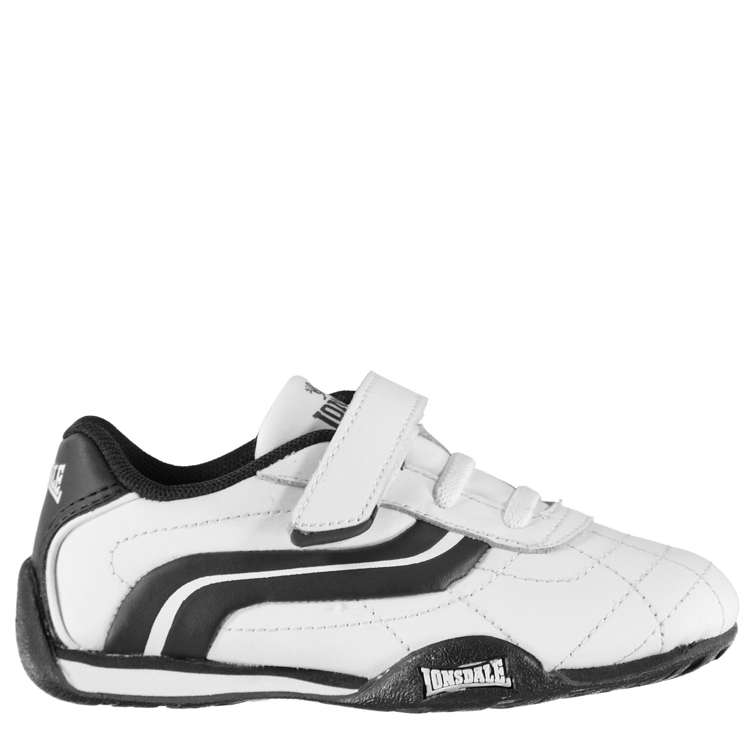 White/Navy - Lonsdale - Camden Infants Trainers - 1