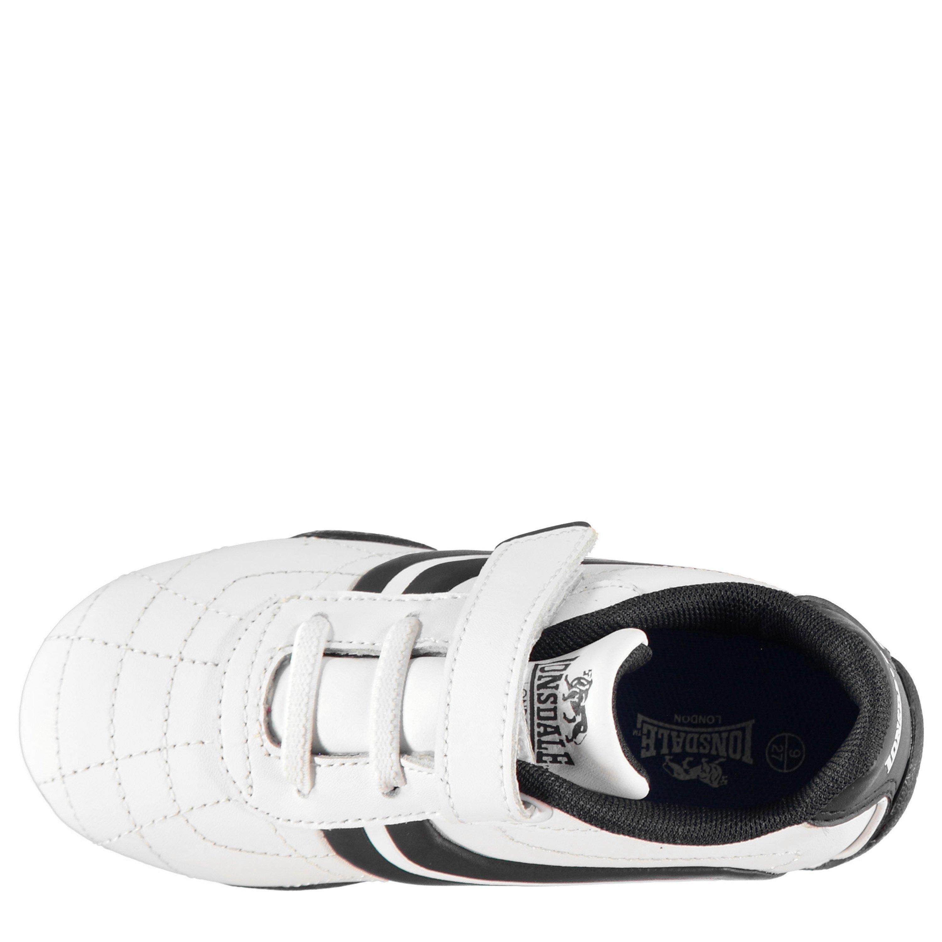 White/Navy - Lonsdale - Camden Infants Trainers - 3