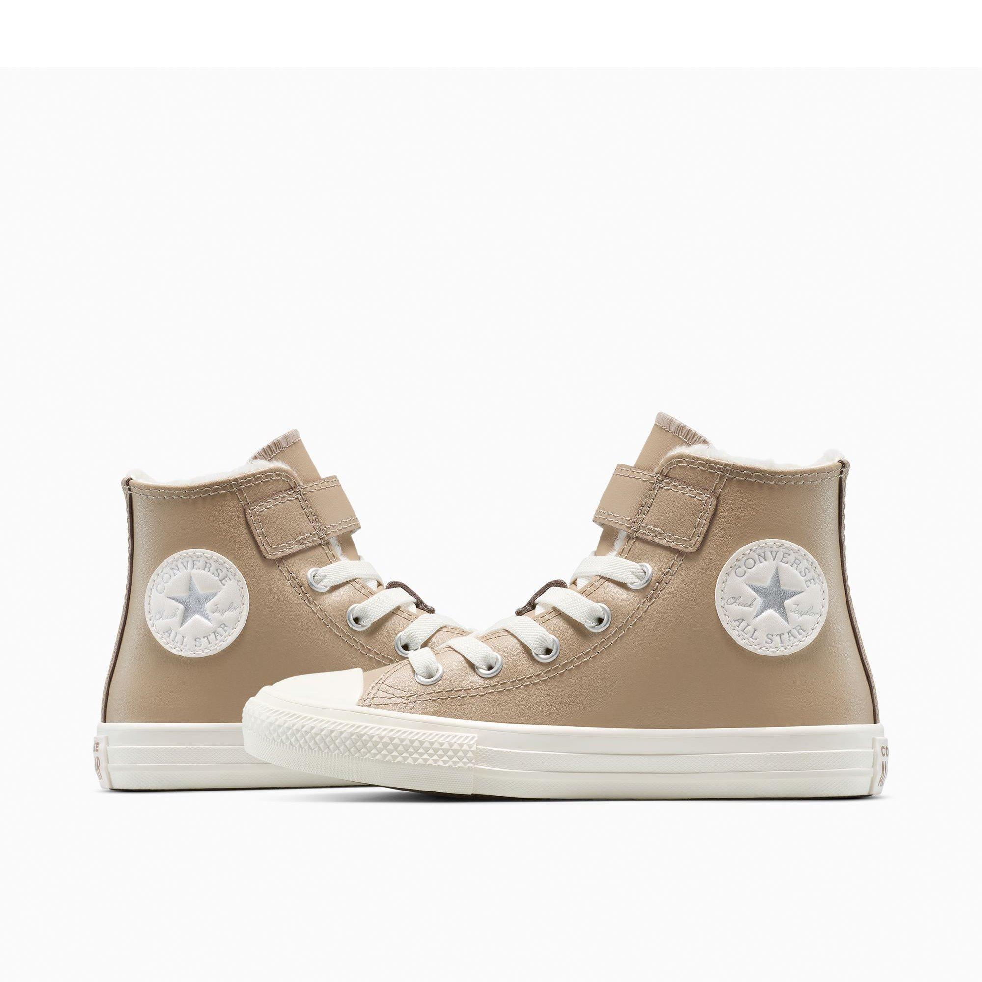 259-Vintage C - Converse - Kids' Chuck Taylor All Star Lea High-Top Trainers - 6