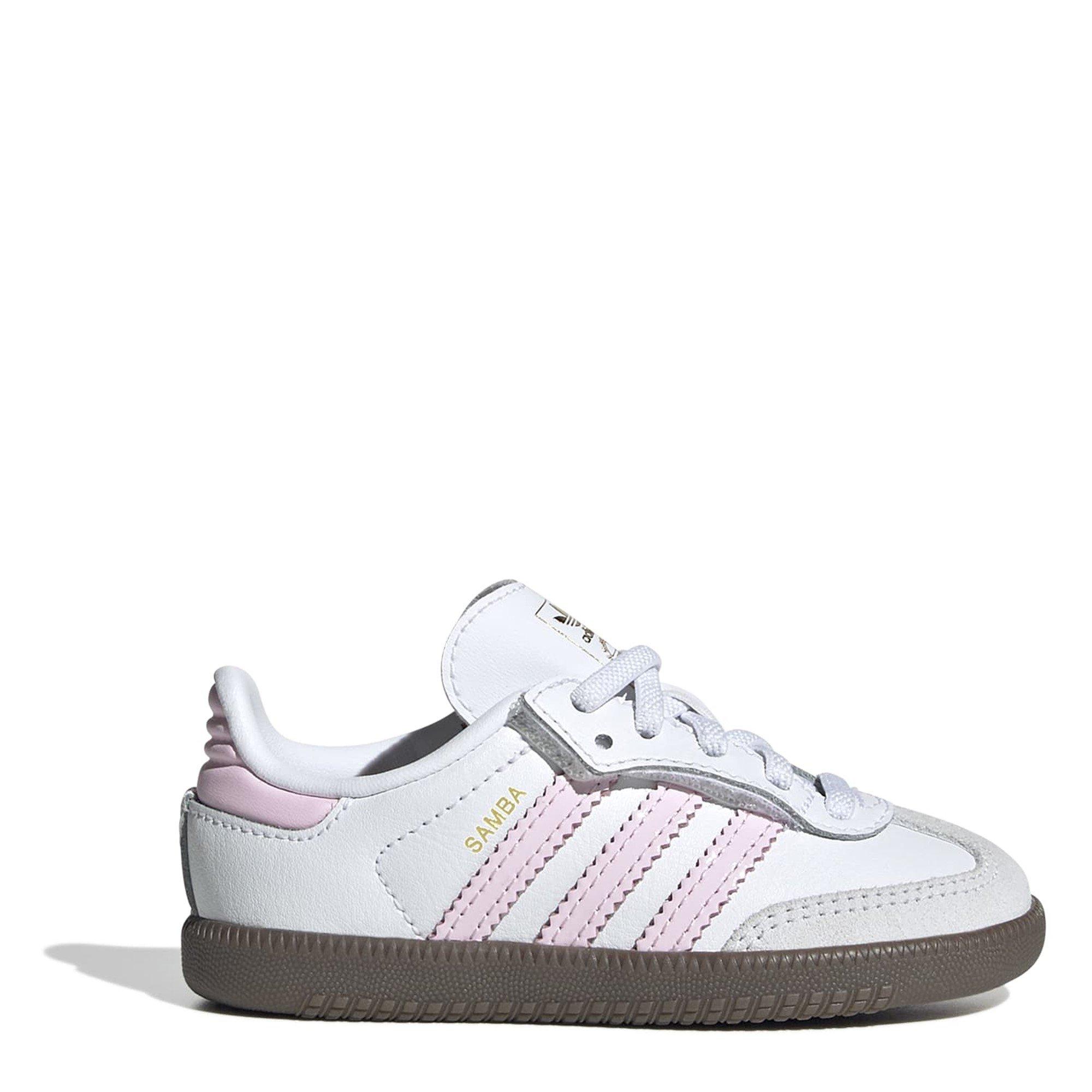 adidas Originals Samba OG Shoes Infants - White/Pink - Size C9 (26.5)