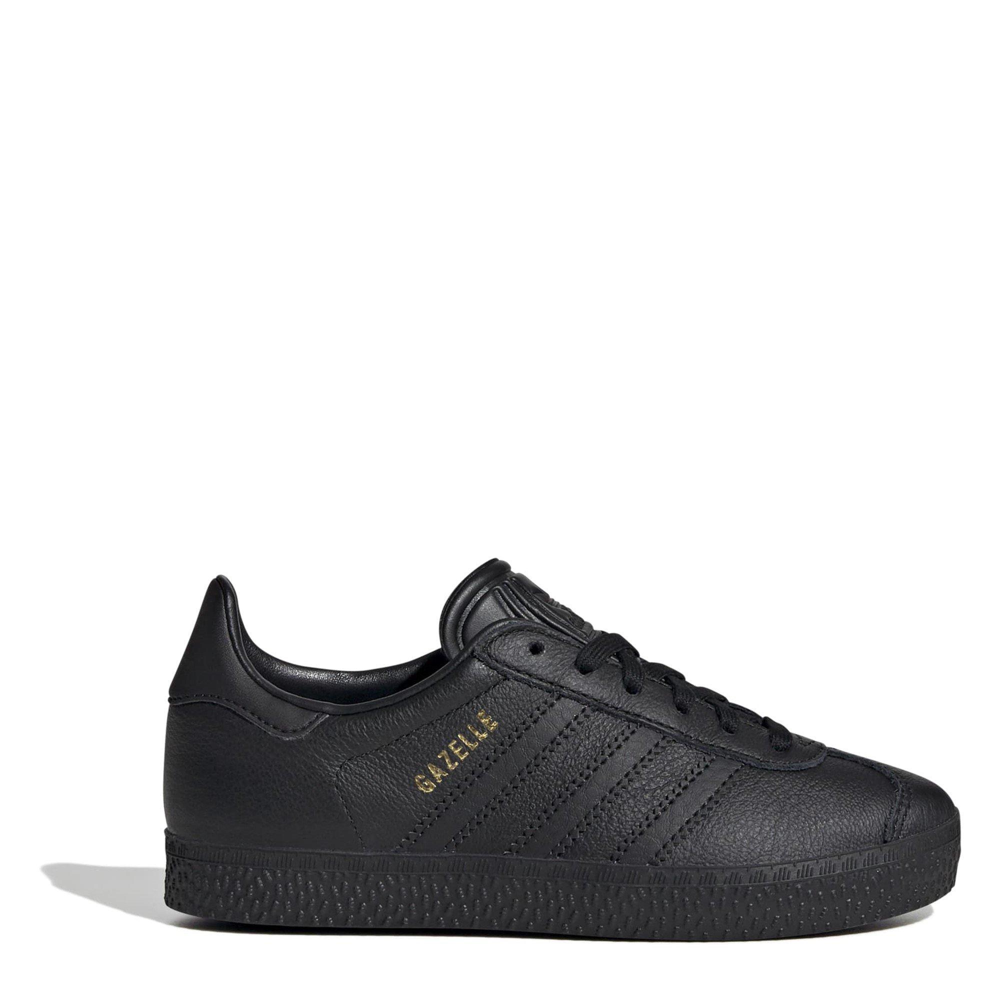 Black/Black - adidas Originals - Gazelle Shoes Childrens - 1