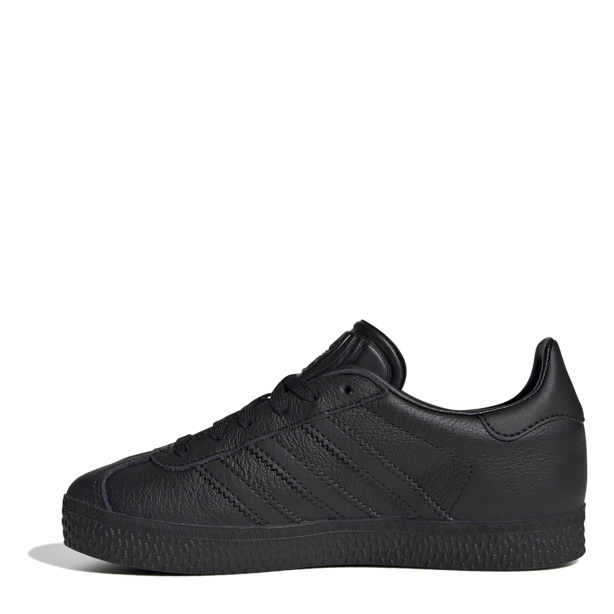 Black/Black - adidas Originals - Gazelle Shoes Childrens - 2