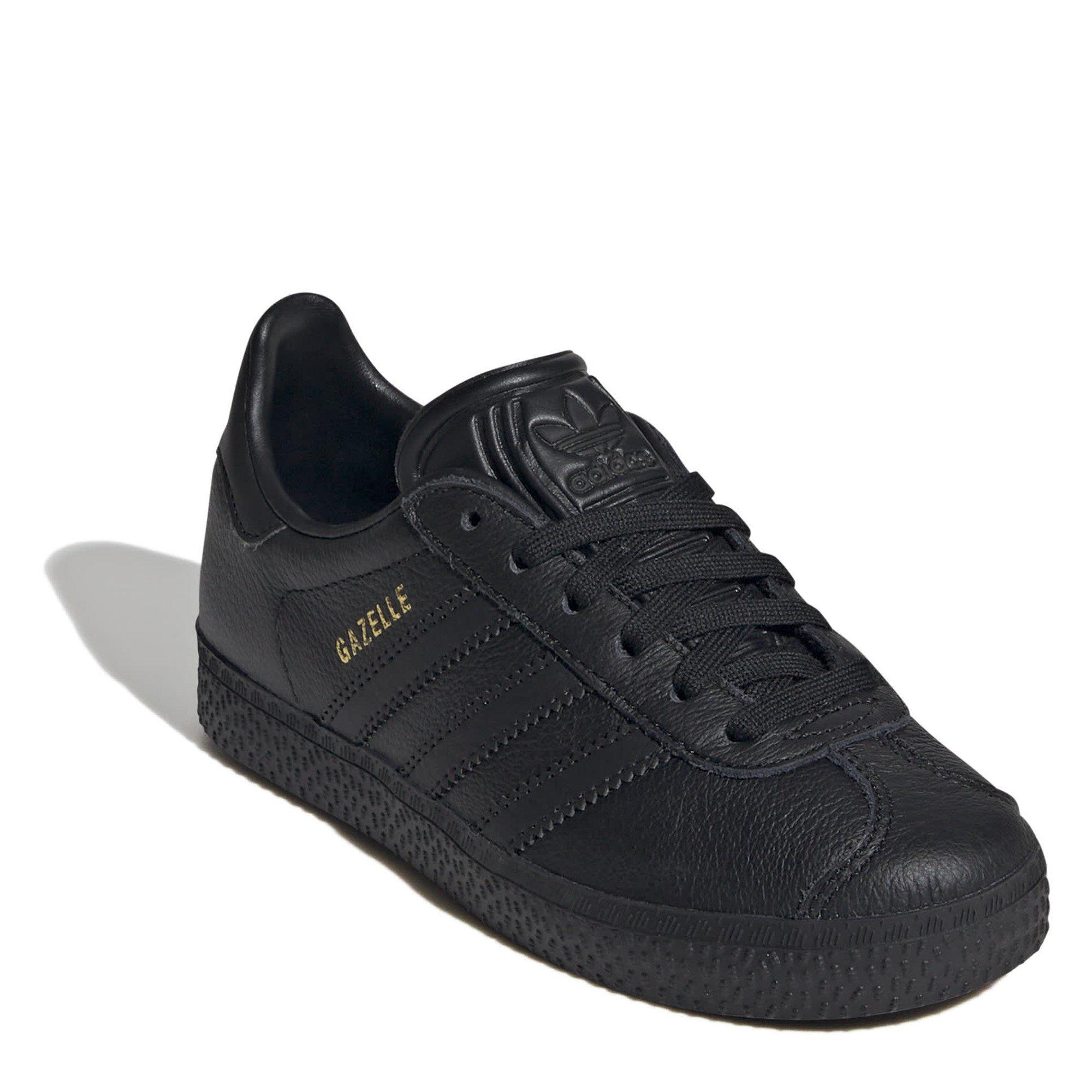 Black/Black - adidas Originals - Gazelle Shoes Childrens - 3