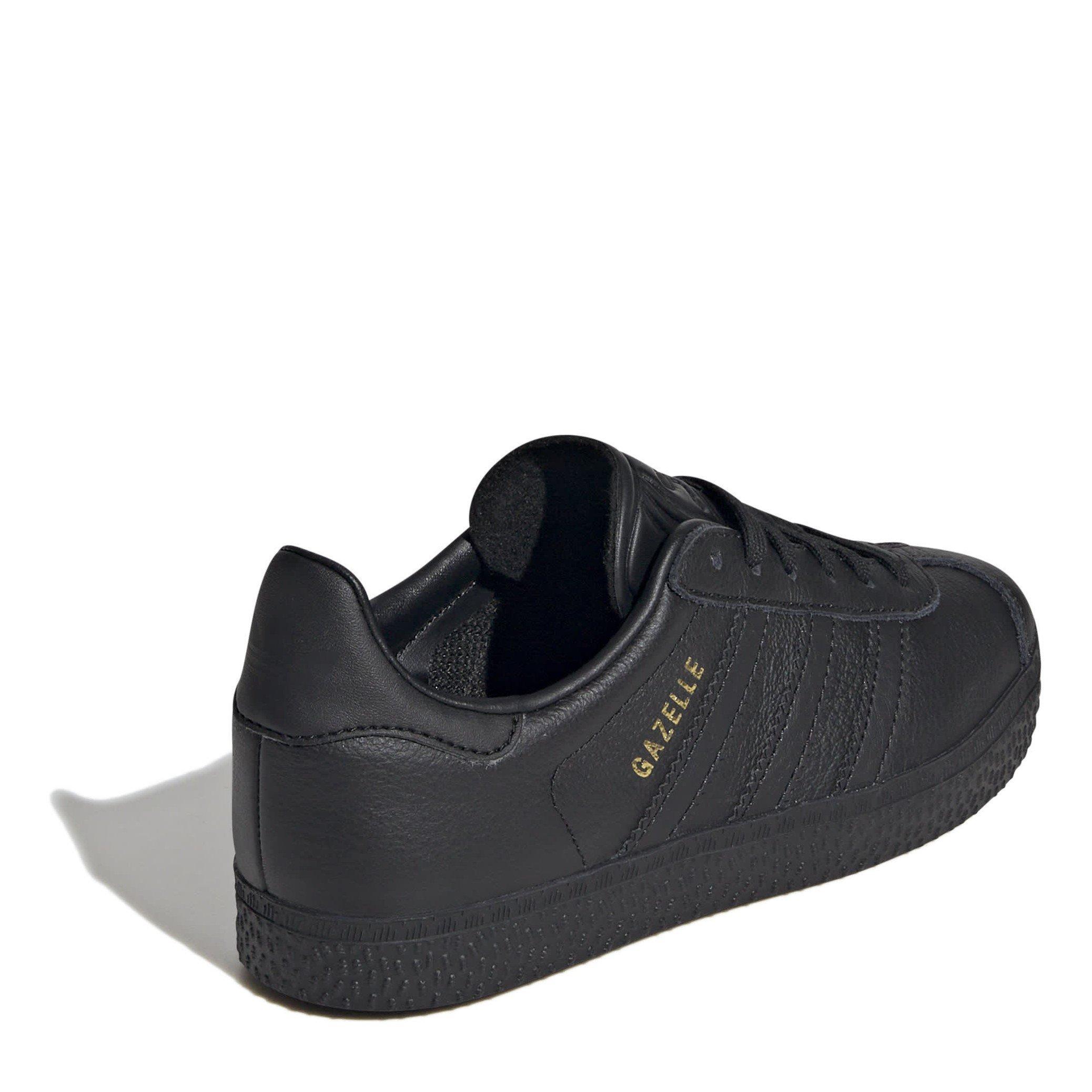 Black/Black - adidas Originals - Gazelle Shoes Childrens - 4
