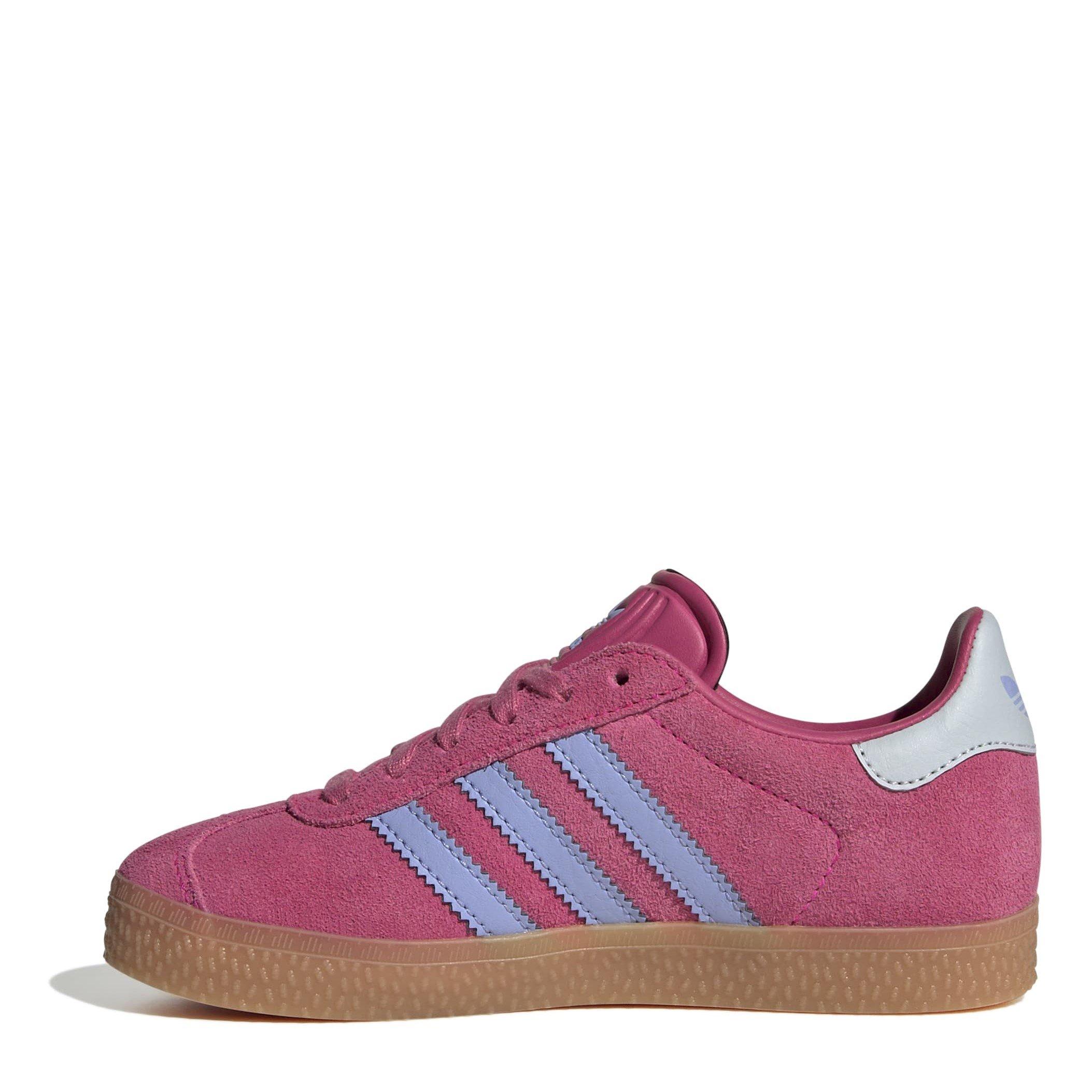 Pink/Blue Spark - adidas Originals - Gazelle Shoes Childrens - 2