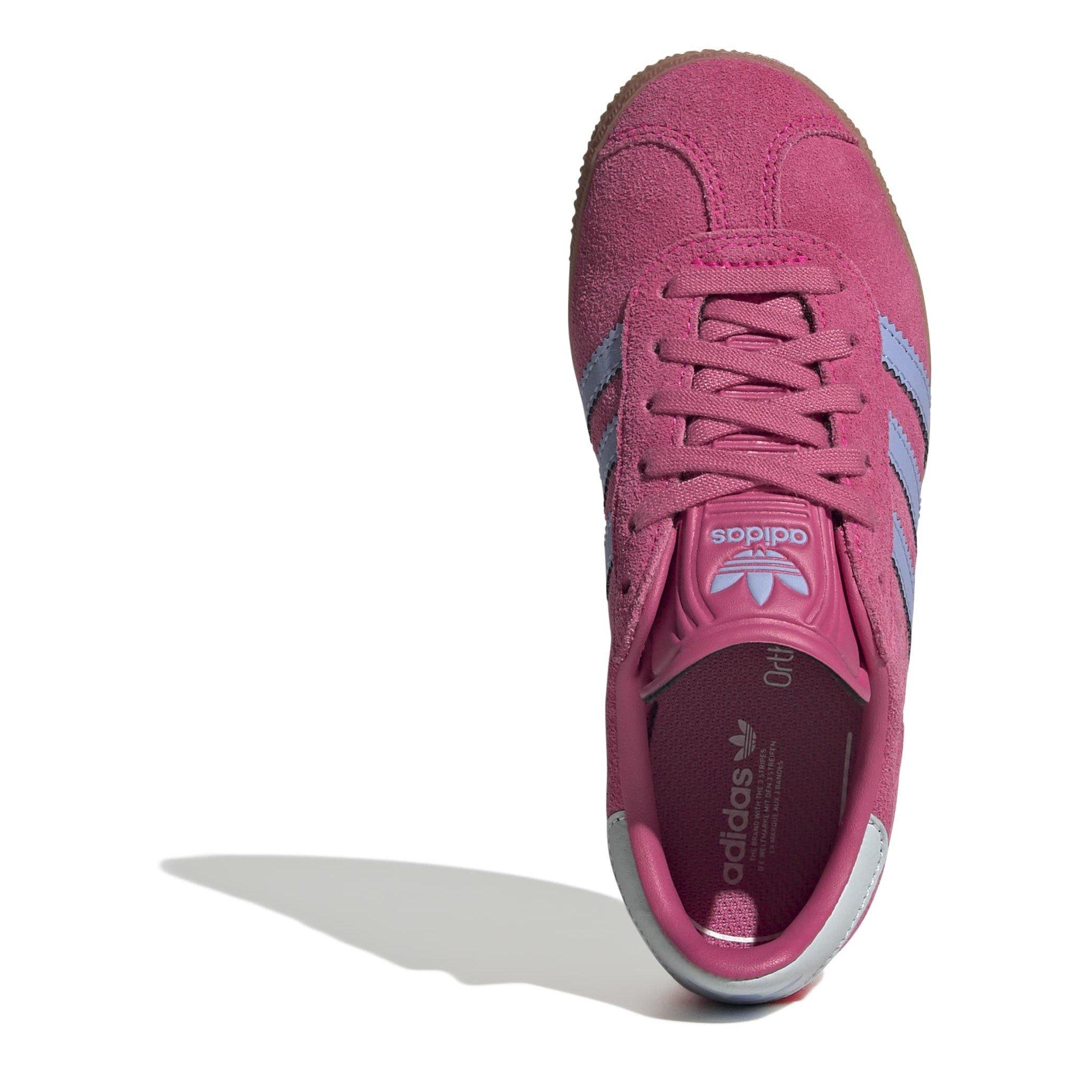 Pink/Blue Spark - adidas Originals - Gazelle Shoes Childrens - 5