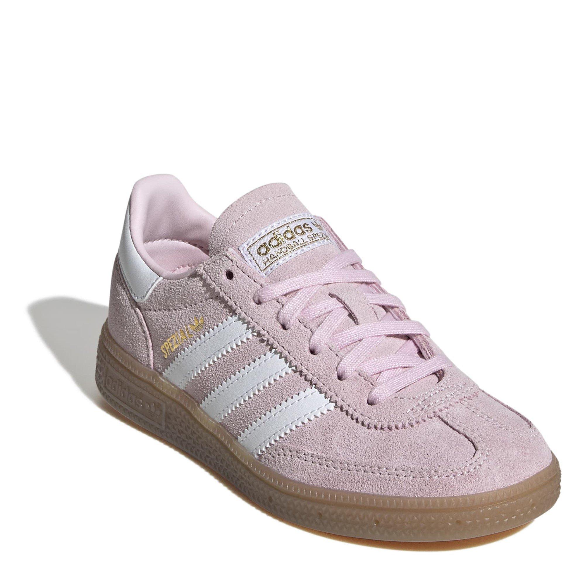 Pink/White - adidas Originals - Handball Spezial Shoes Childrens - 3