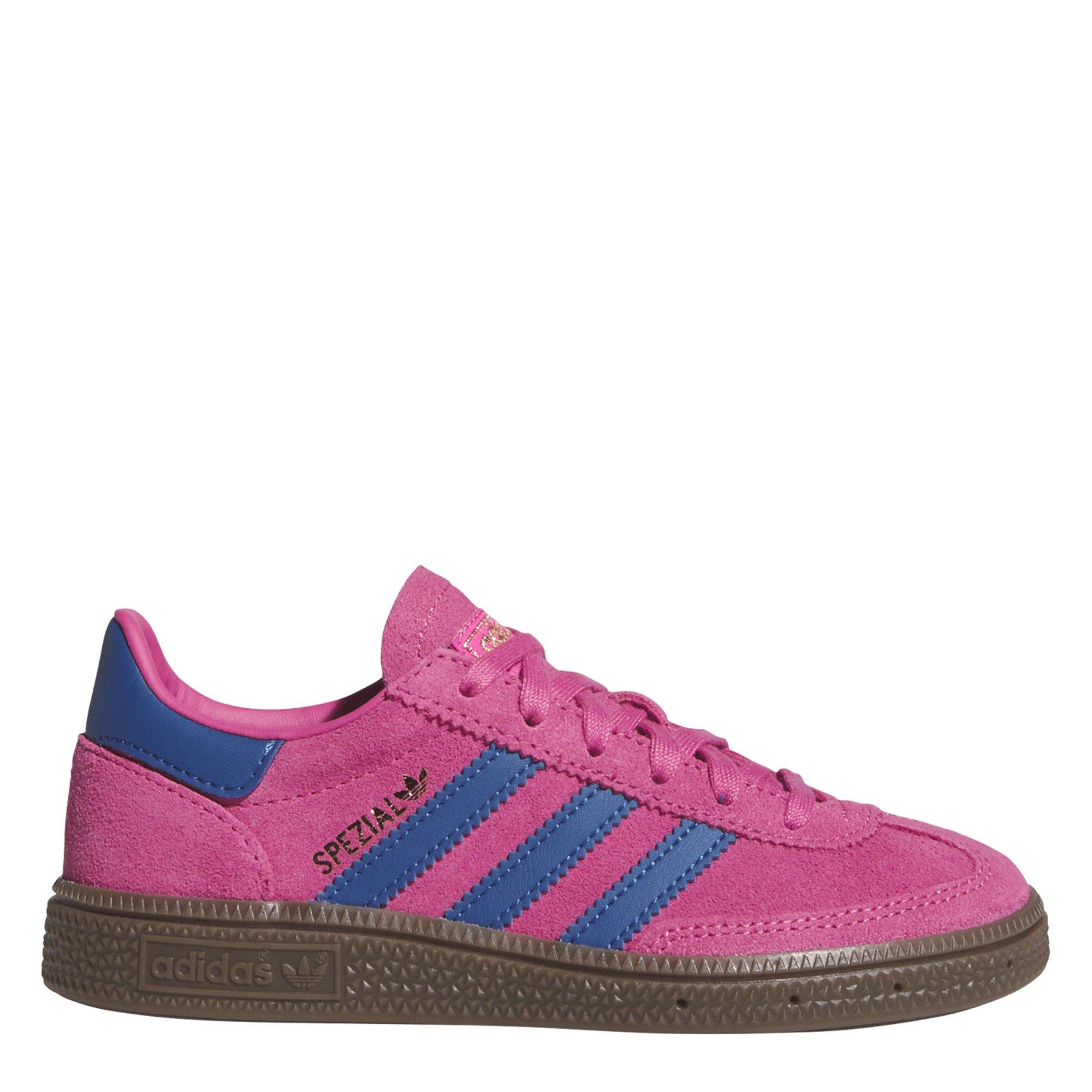 adidas Originals Handball Spezial Shoes Childrens - Shock Pink/Blue - Size C11 (29)