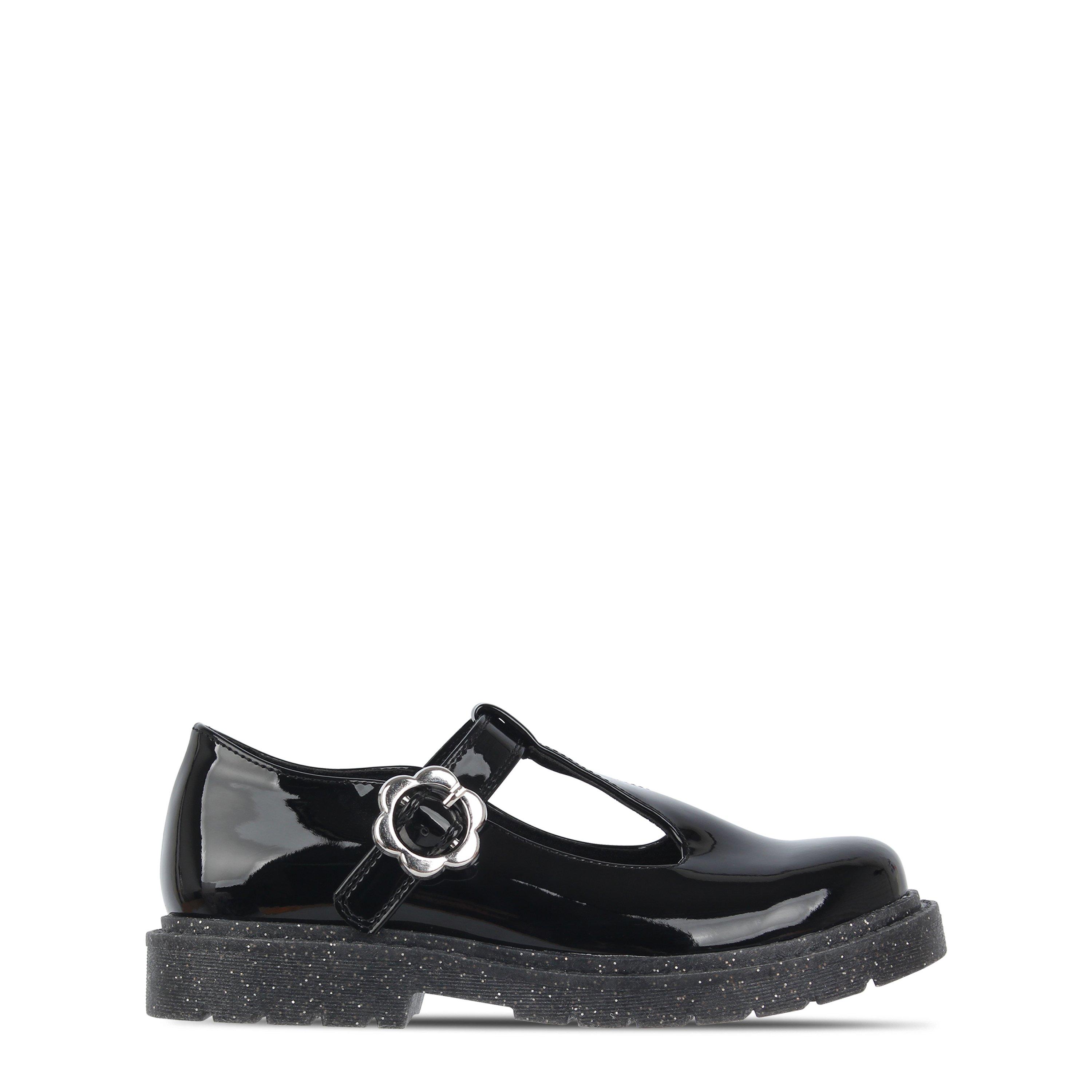 Miso Girls Kids' Glitter Mary Janes - Black Patent - C11 (29)